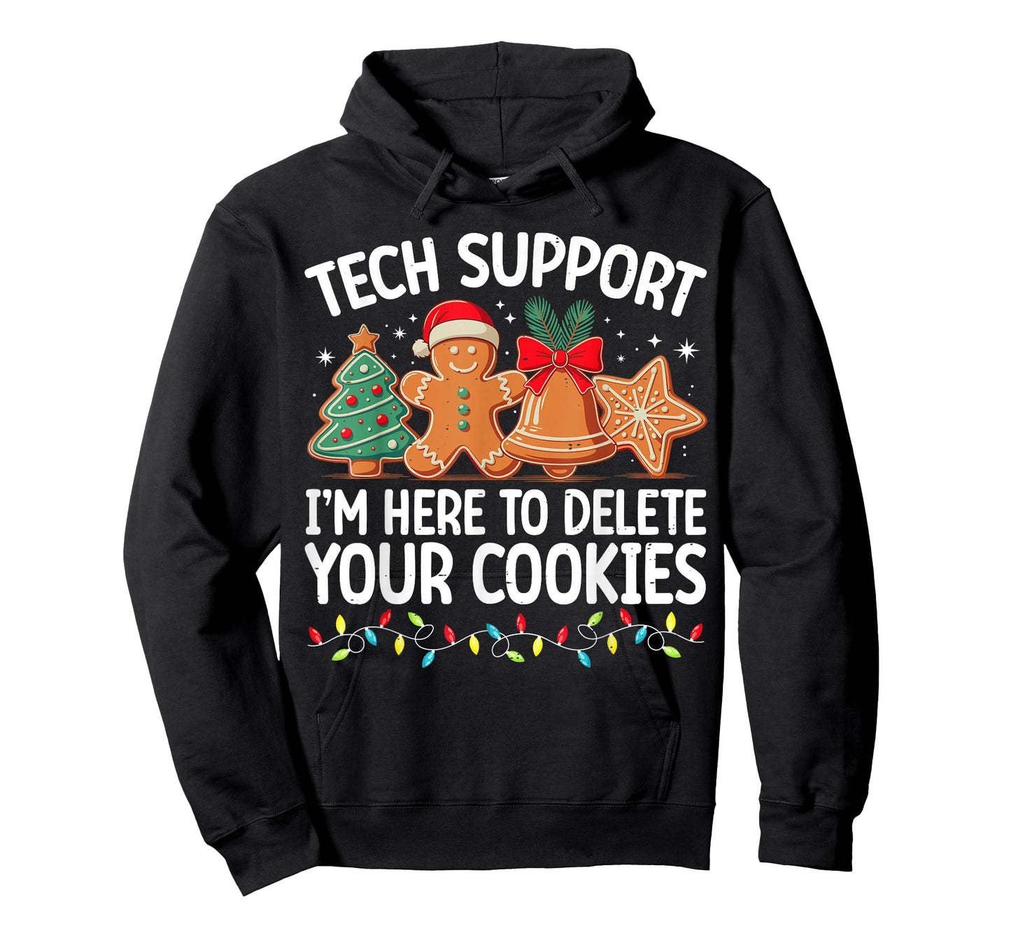 Tech Support Christmas Cookies Women Men Funny Christmas T-Shirt