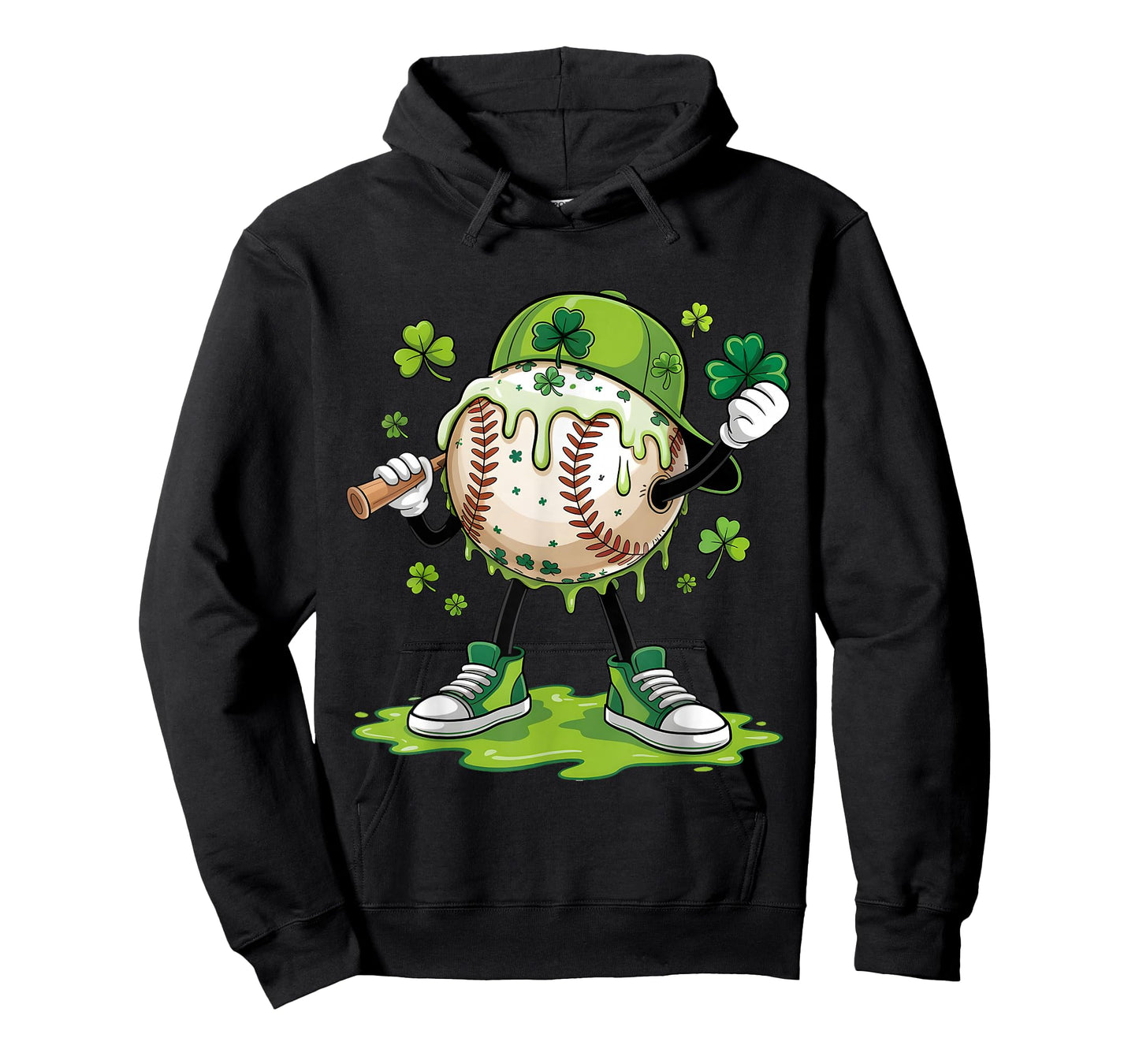 Baseball Drip St Patricks Day Boys Baseball St Patricks Day T-Shirt