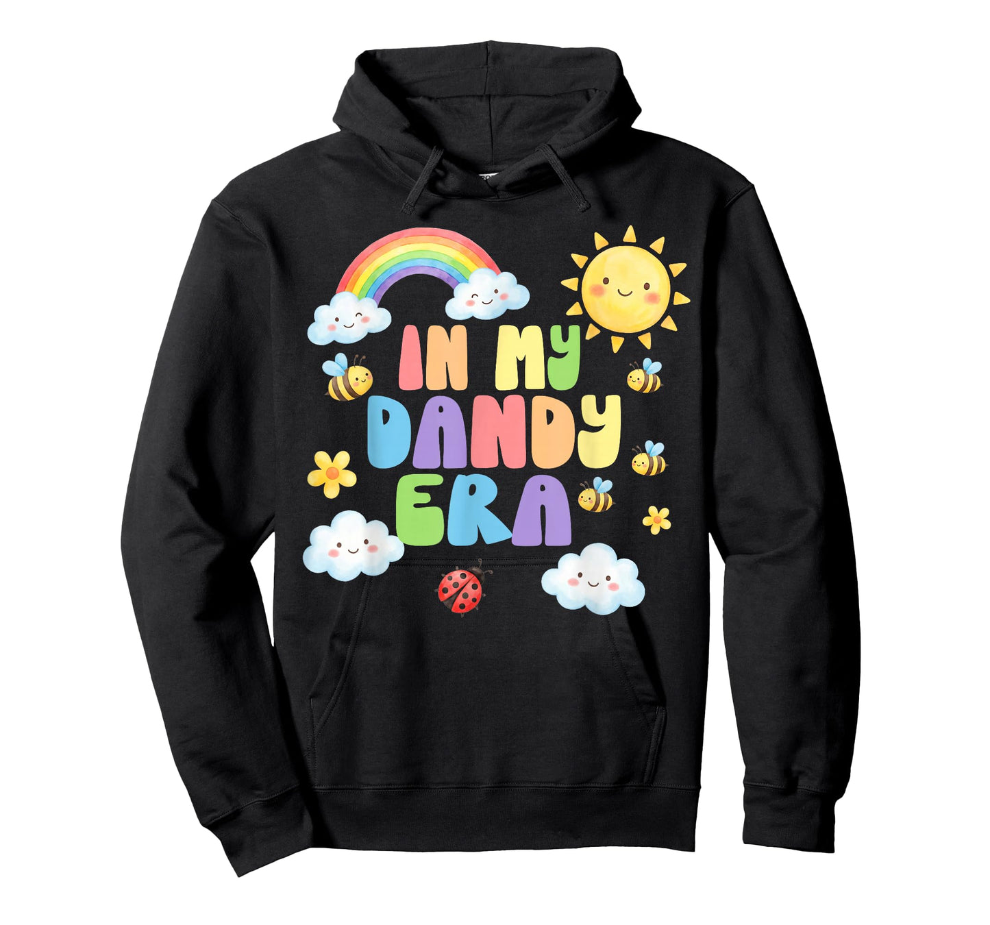 in My Dandy Era Funny Kids Cute Rainbow Teacher Kid Costume T-Shirt