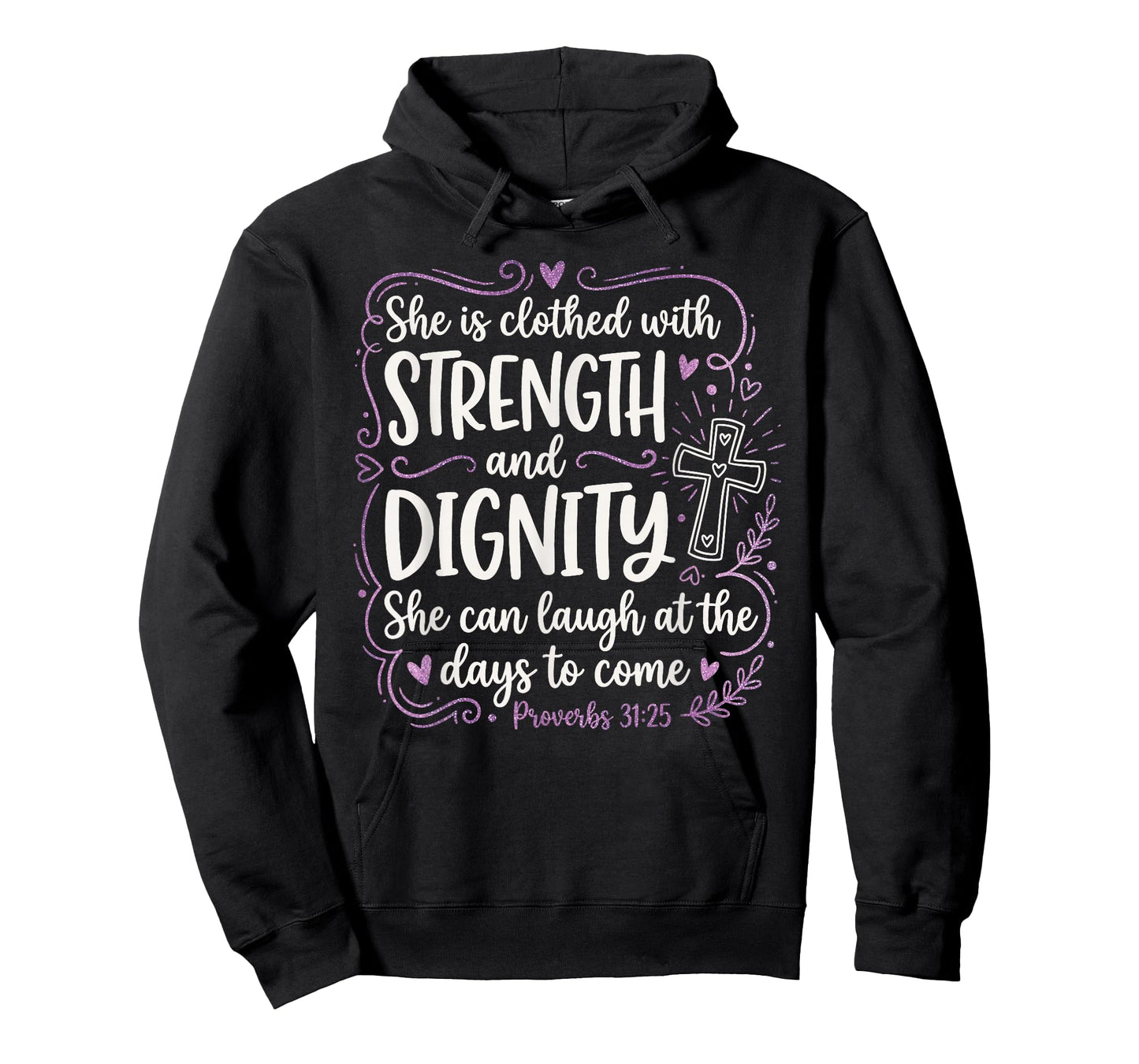 Cute Bible Verse for Women Strength and Dignity Proverbs 31 T-Shirt