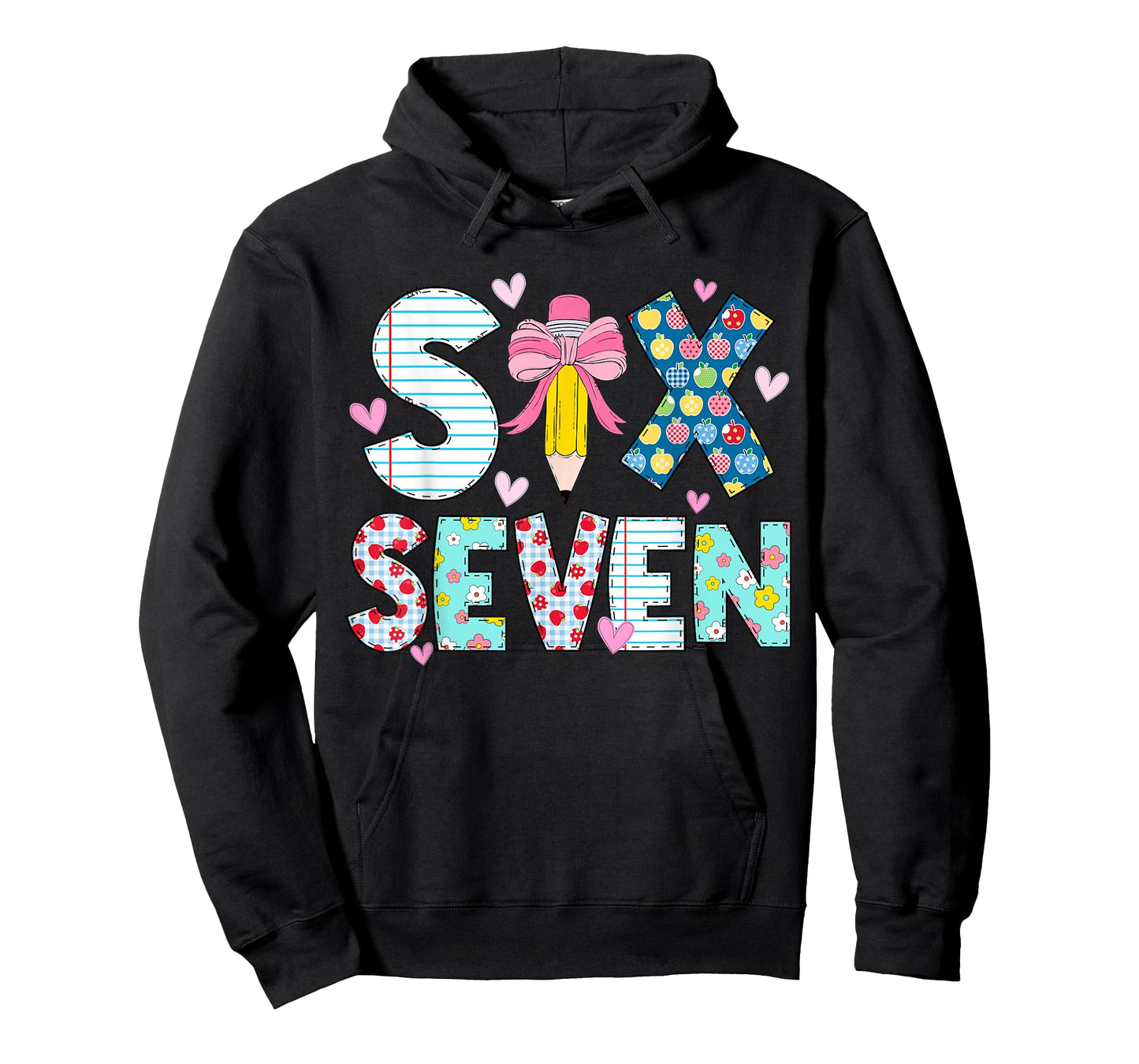 Six Seven Meme 67 Teacher Women Students Kids 6-7 Funny 6 7 T-Shirt