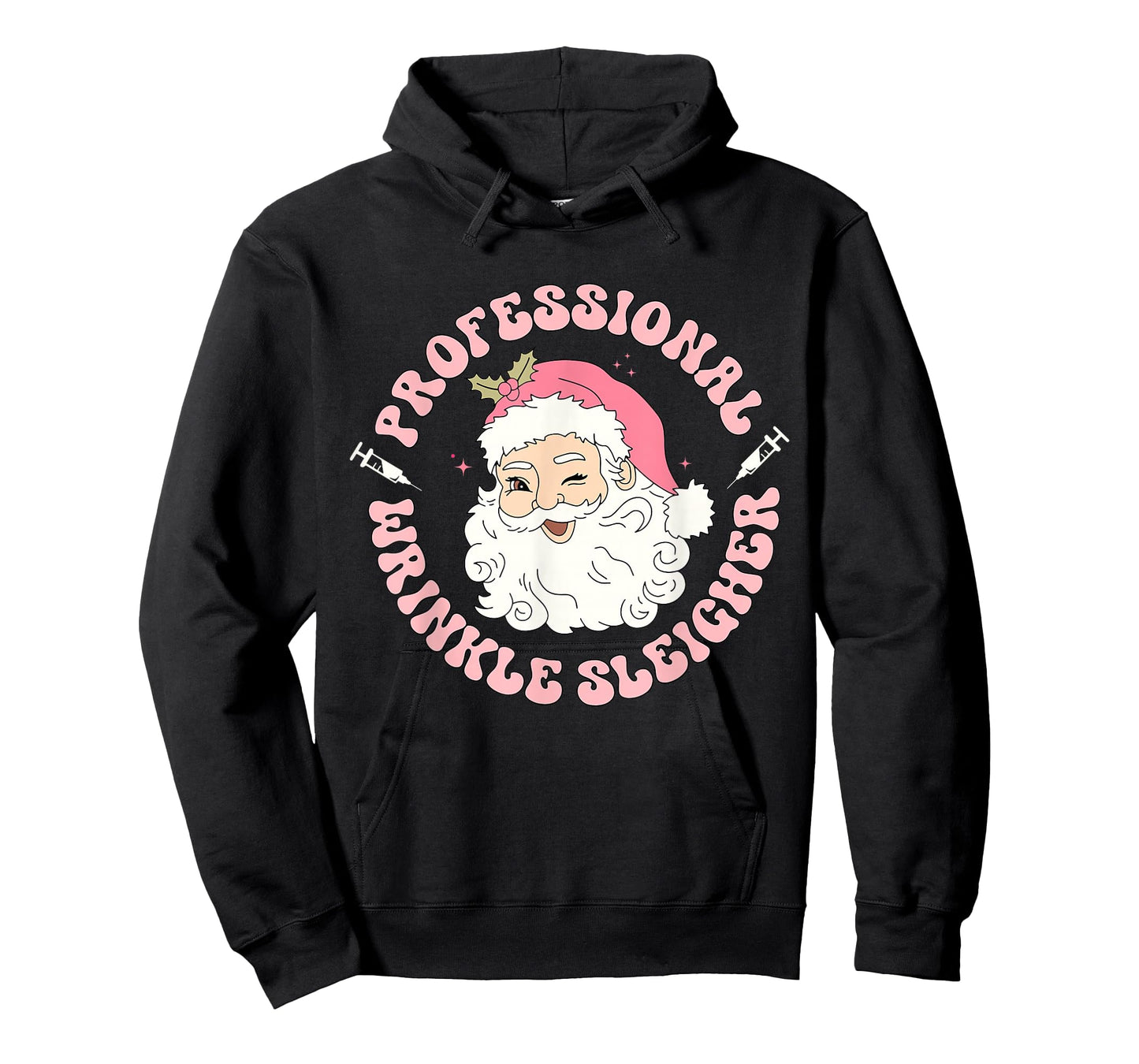 Professional Wrinkle Sleigher Botox Injector Nurse Christmas T-Shirt