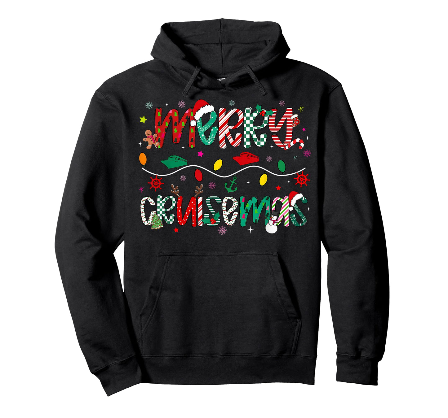 Funny Cruise Lover Merry Cruisemas Christmas Family Cruisin T-Shirt