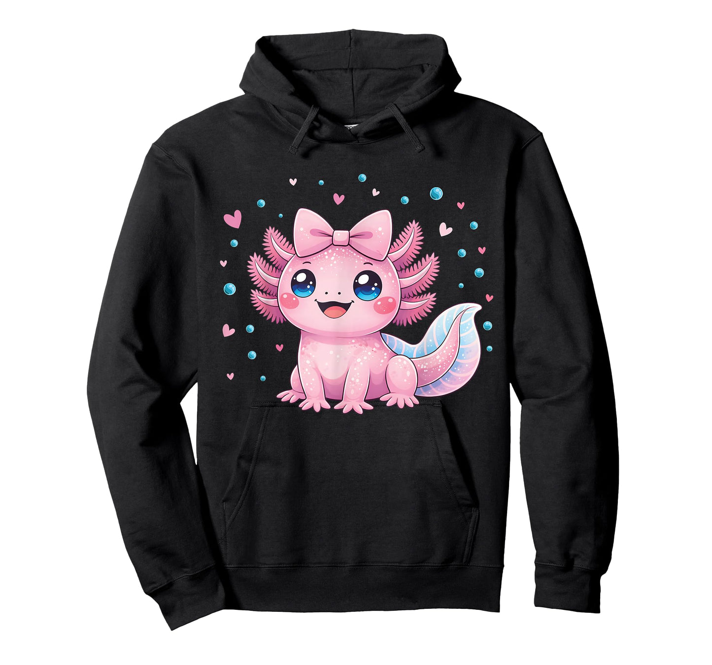 Kawaii Cute Axolotl Coquette Bow Women Girls Kids Axolotls T-Shirt