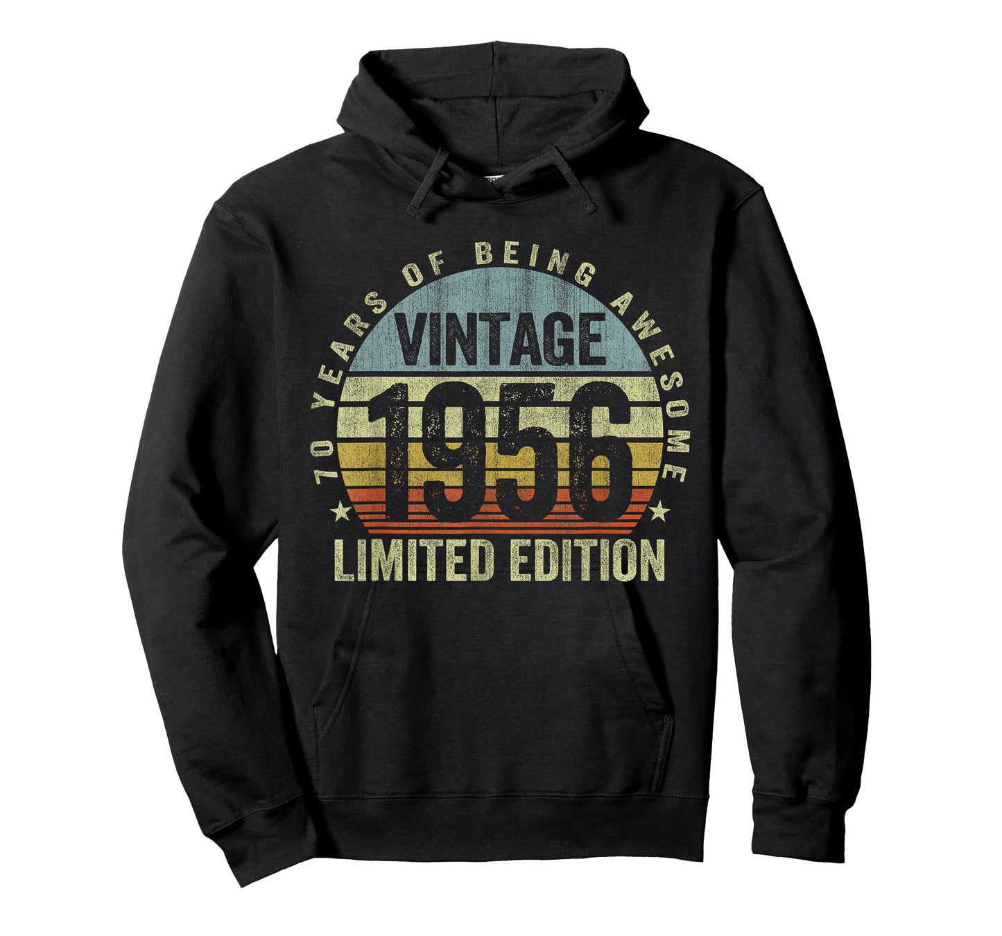 Vintage Born in 1956 Retro 70th Birthday Gifts 70 Years Old T-Shirt