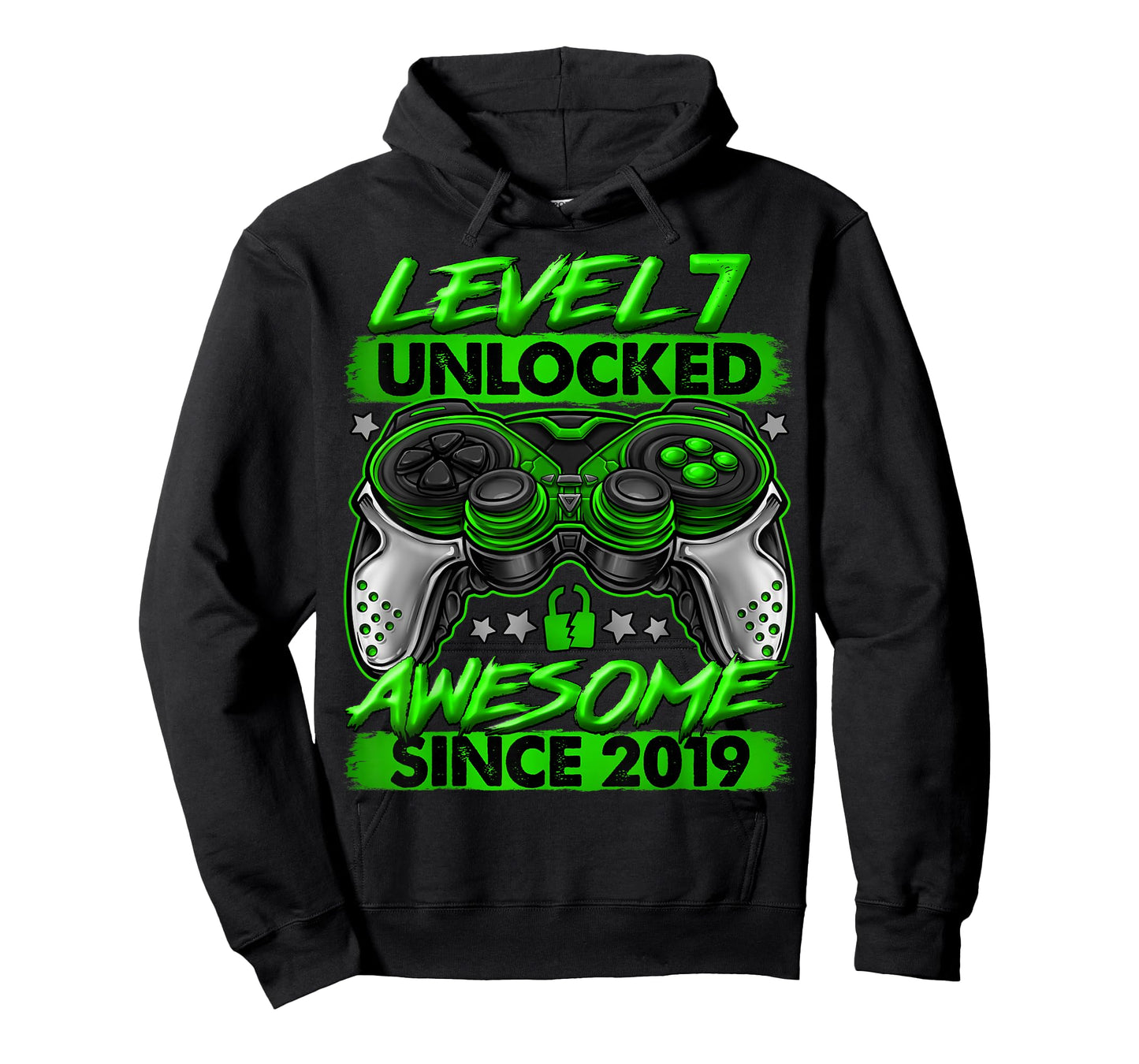 Level 7 Unlocked 7 Year Old Gifts for Boys 7th Birthday Boy T-Shirt