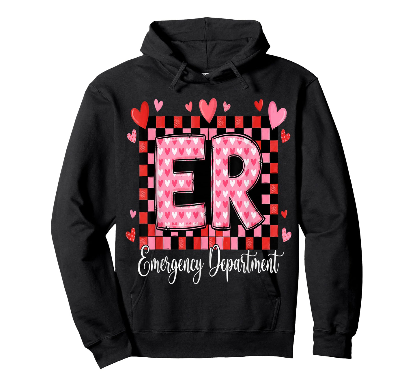 Cute Emergency Department Valentine ER Valentines Nurse T-Shirt