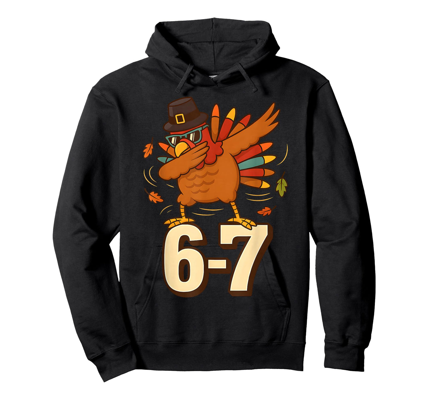 Funny 67 Thanksgiving Turkey Dabbing Six Seven Meme Boys T-Shirt