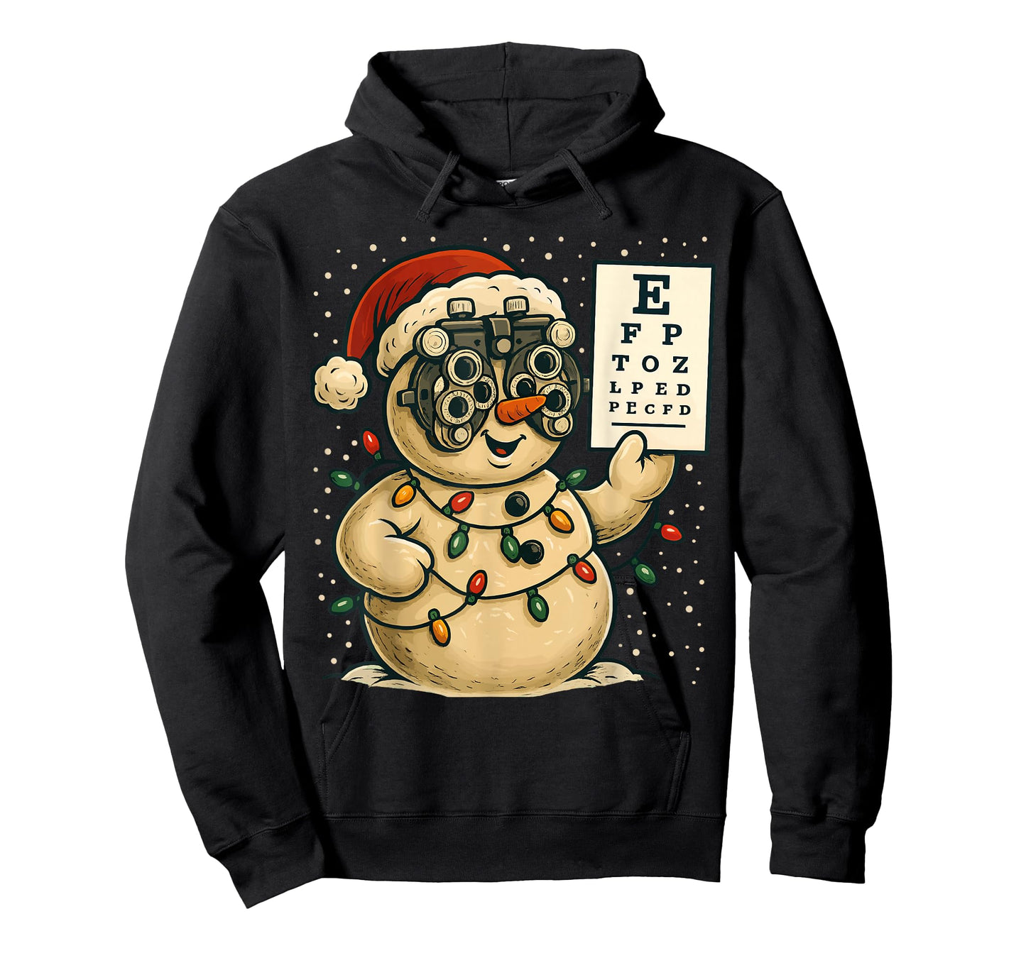 Optometry Christmas Ophthalmologist Funny Optician Christmas T-Shirt