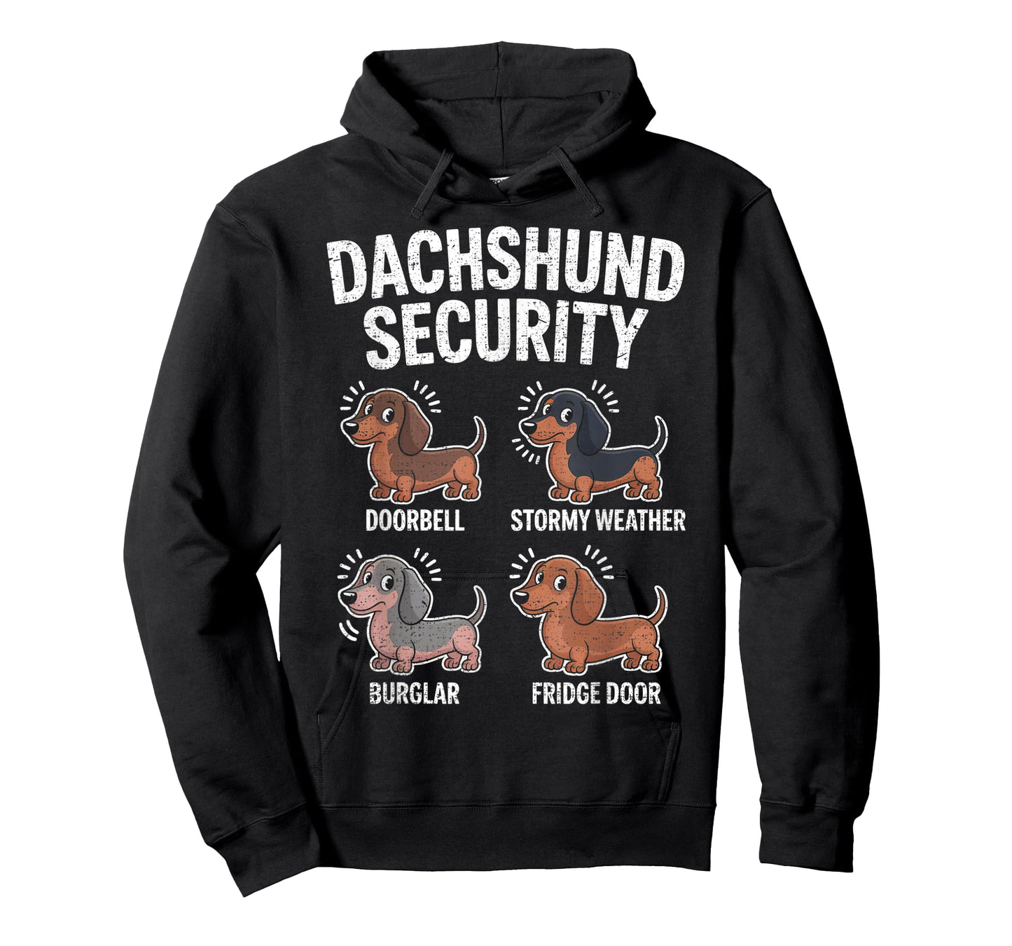 Dachshund Security Funny Wiener Weiner Dog Lover Owner T-Shirt