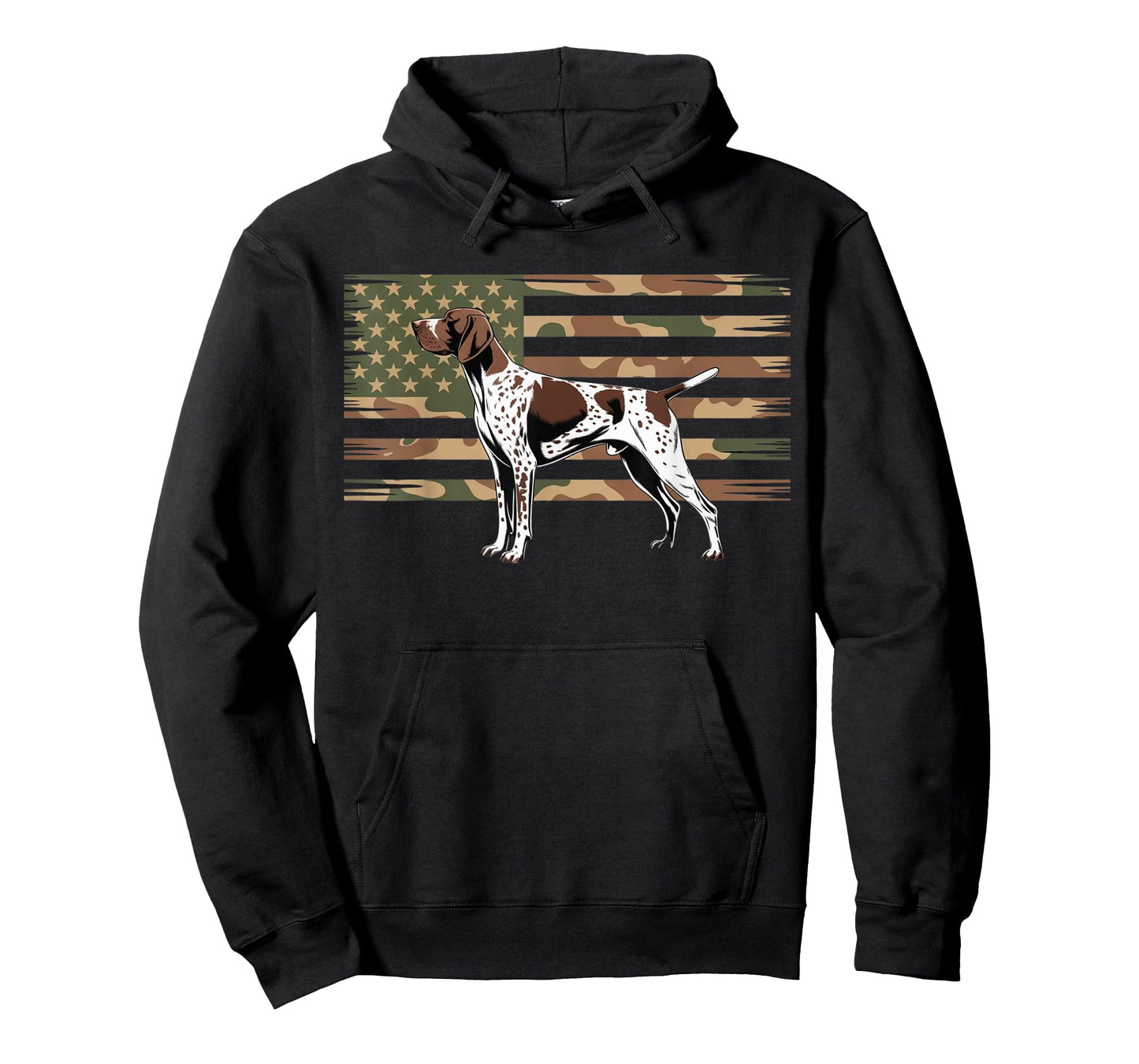 German Shorthaired Pointer Camouflage American Dogs Lover T-Shirt