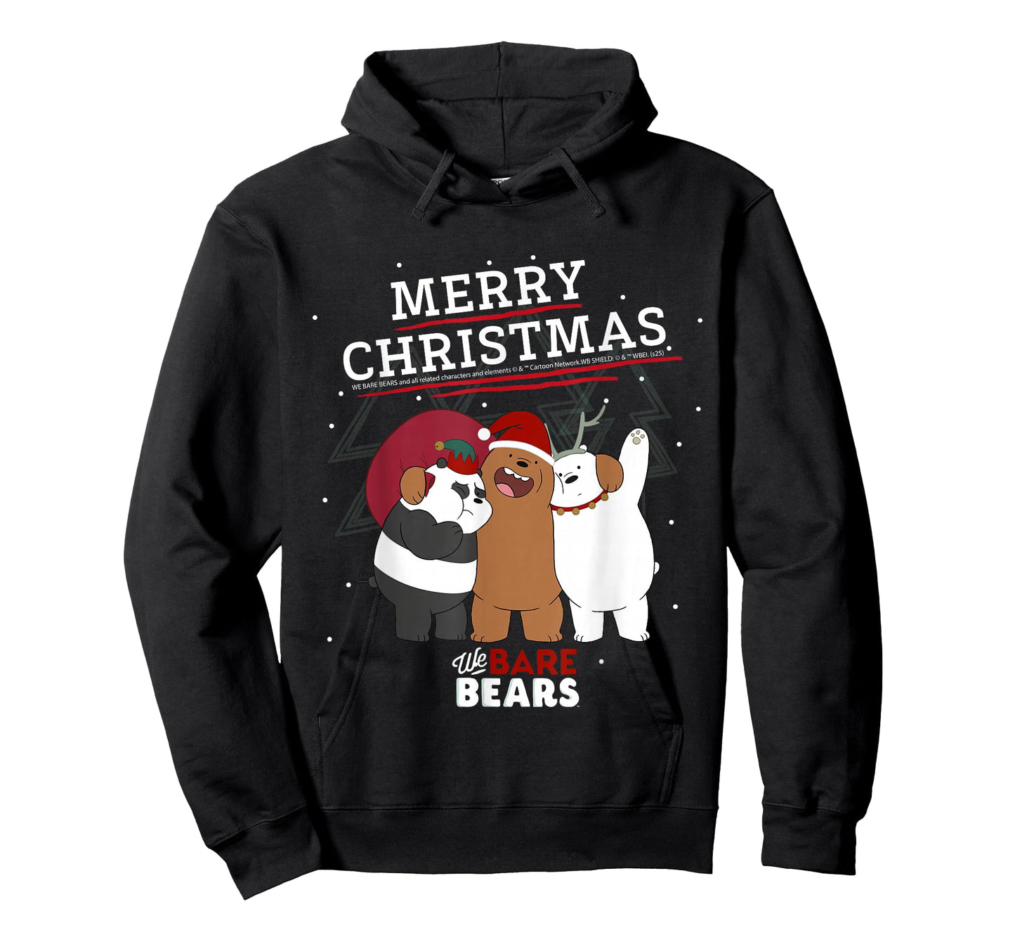 Merry Christmas We Bare Bears Holiday Cheer T-Shirt