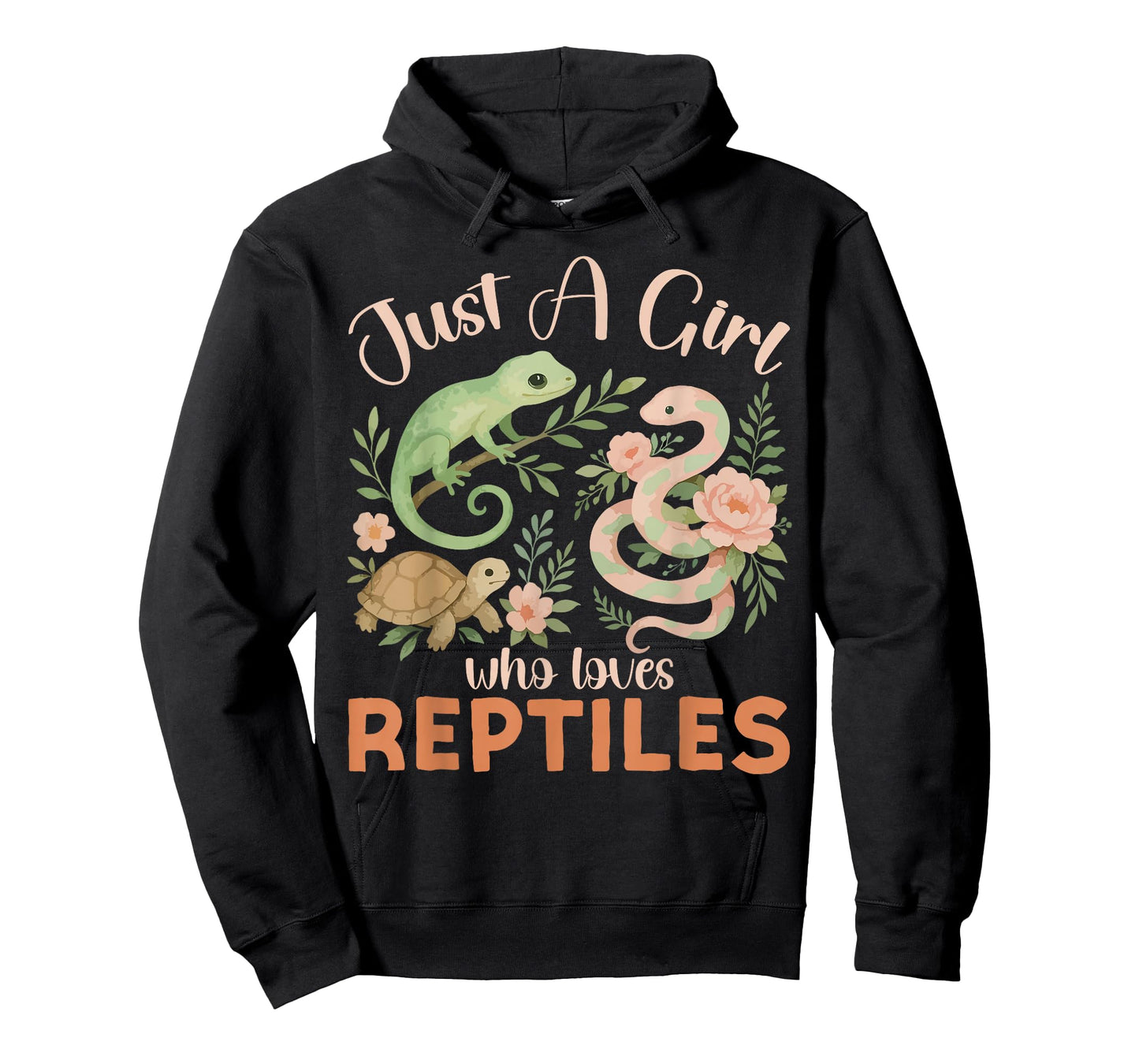 Reptile Lizard Snake Just A Girl Who Loves Reptiles T-Shirt