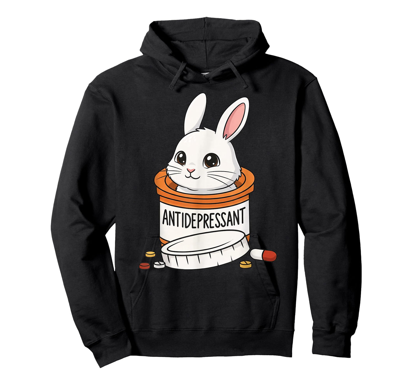 Funny Rabbit Bunny Anti Depressant Zoo Boys Girls T-Shirt