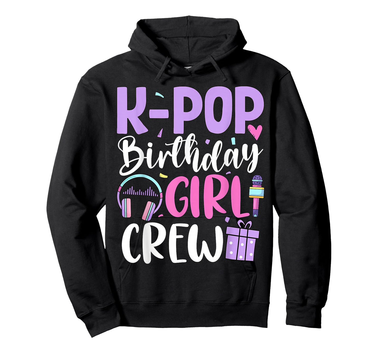 K Pop Birthday Girl Crew Korean Pop Birthday Party T-Shirt