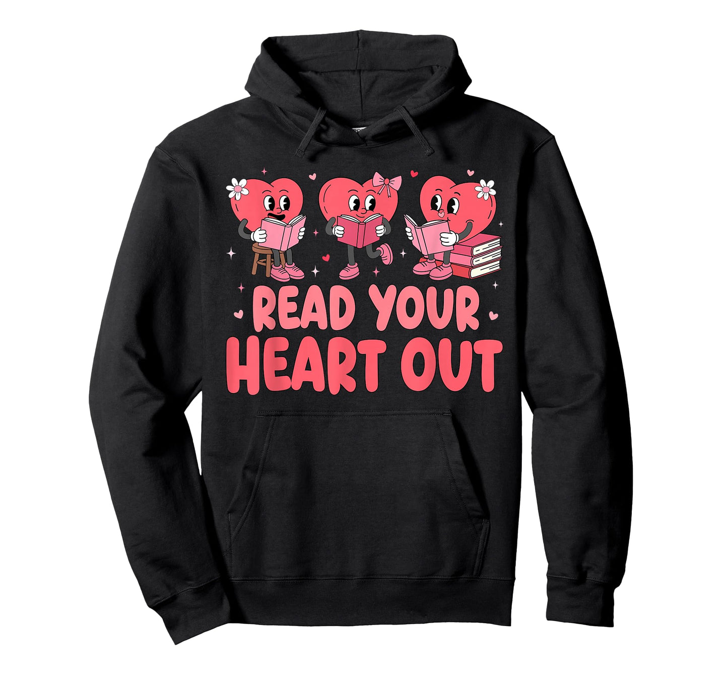 Valentine Day Book Read Your Heart Out Lovers Teacher Kids T-Shirt