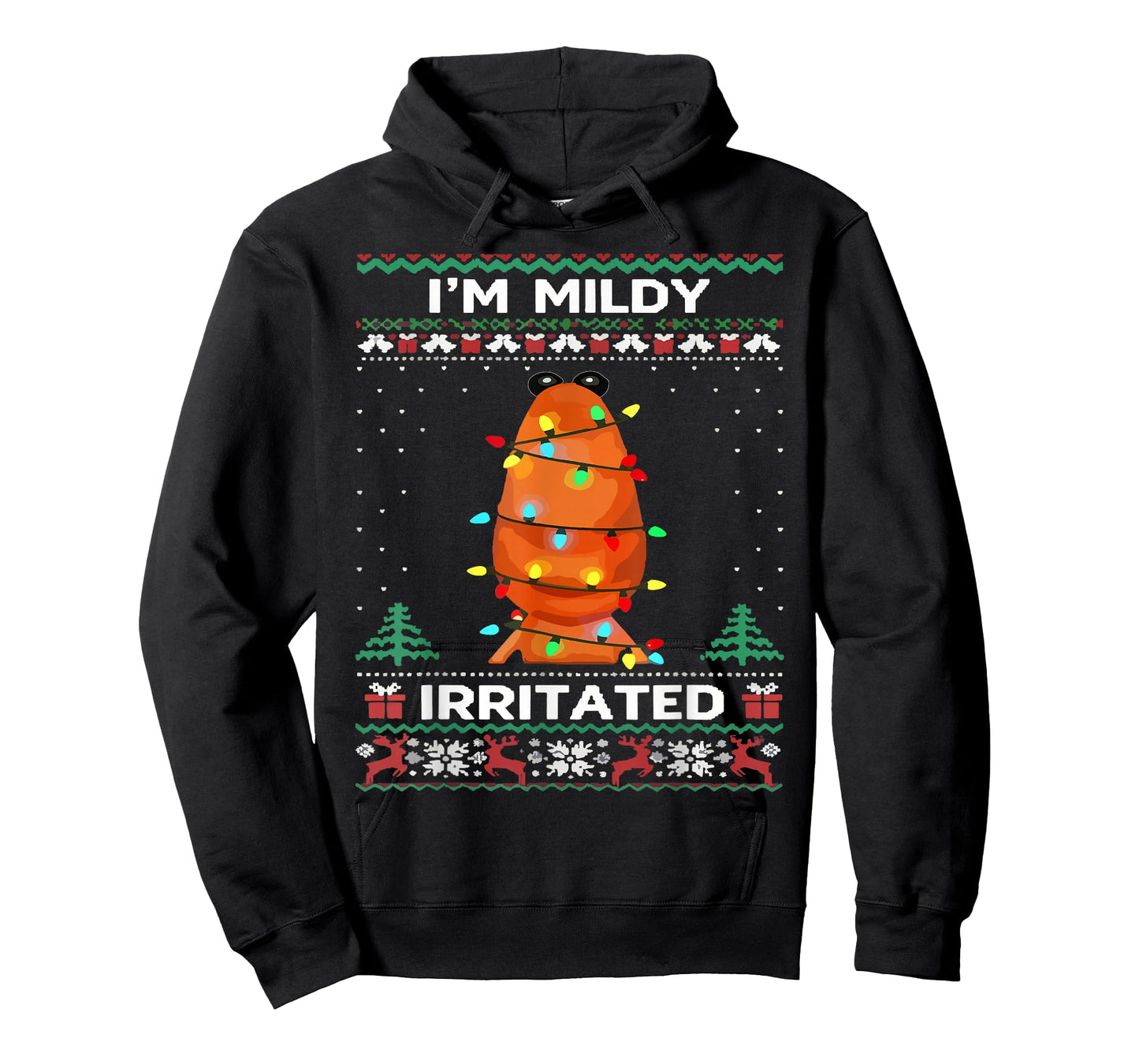 I'm Mildly Irritated Marcus The Worm Christmas Funny Meme T-Shirt