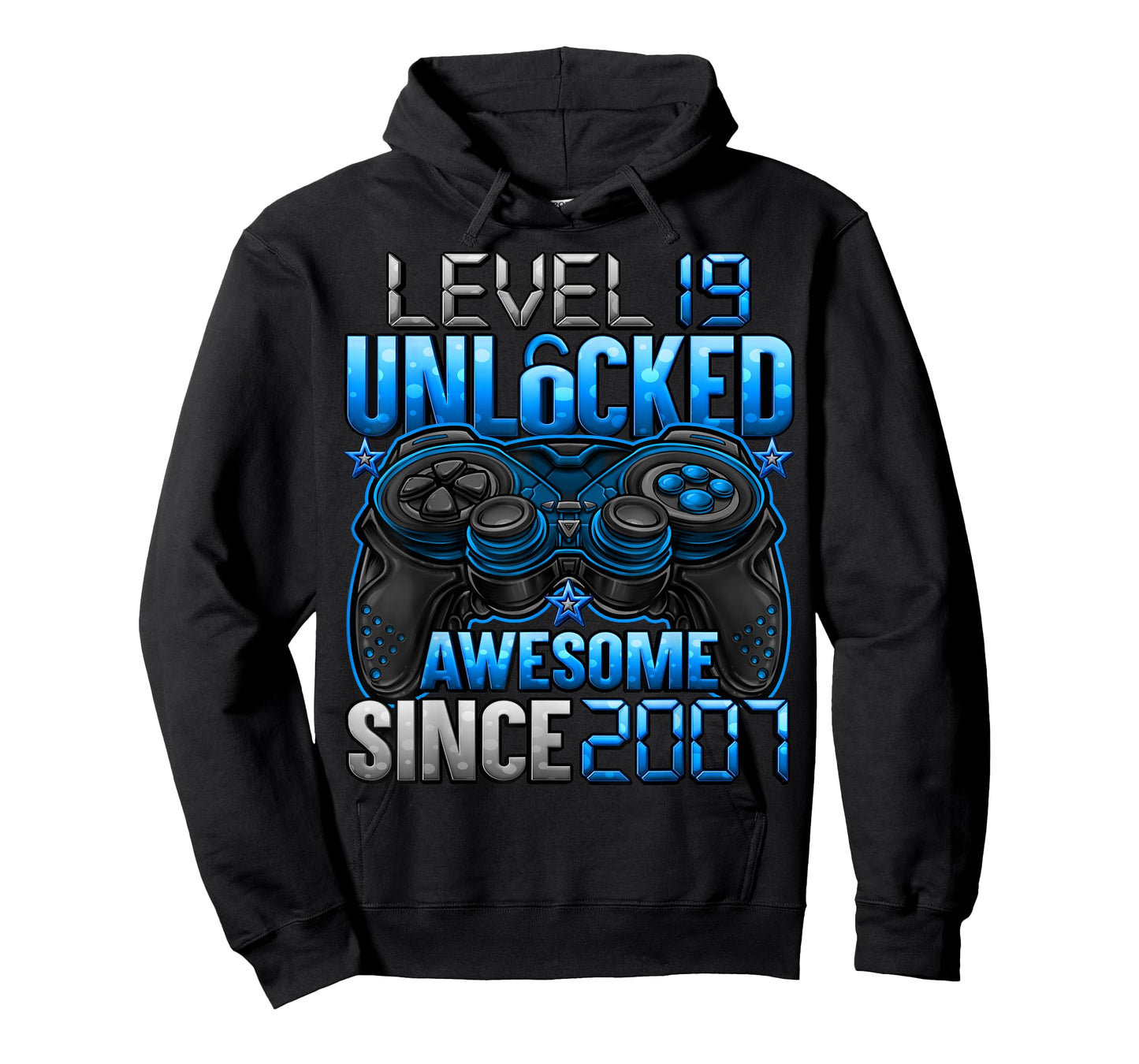 Level 19 Unlocked 19 Year Old Gifts Boys 19th Birthday Boy T-Shirt