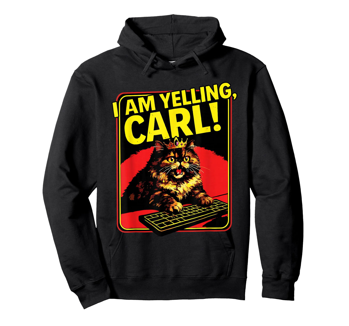 Funny I Am Yelling Carl Cat Meme T-Shirt
