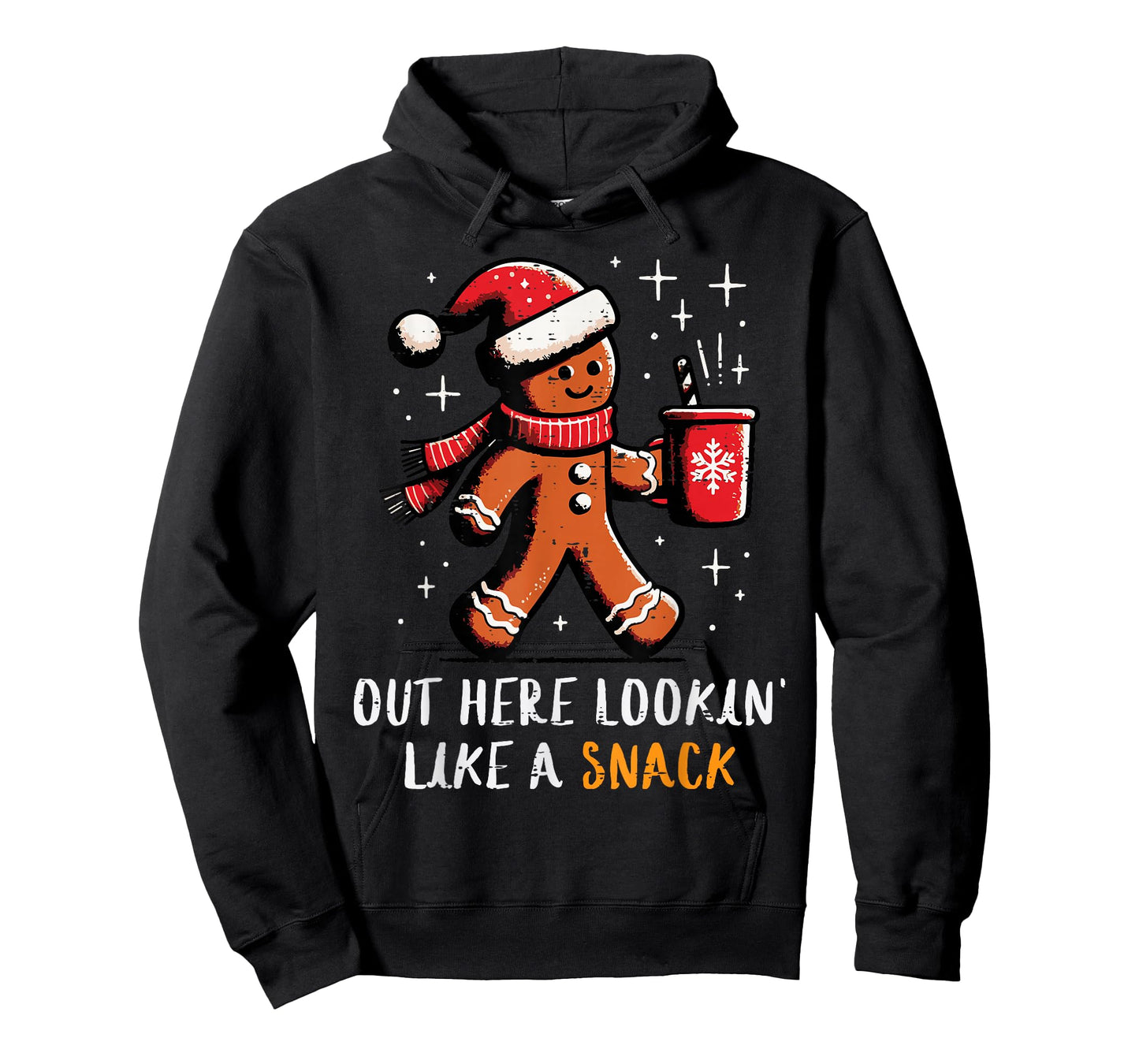 Christmas Gingerbread Out Lookin Like Snack Xmas Women Men T-Shirt