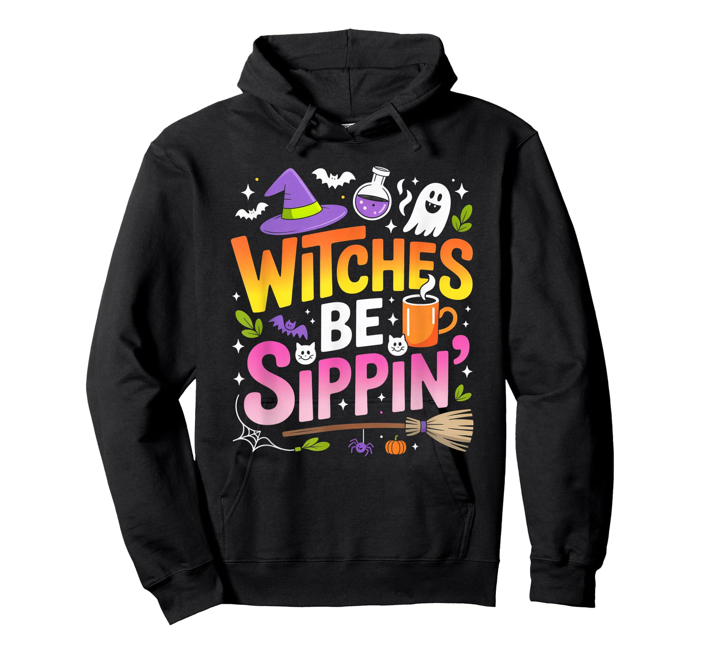 Witches Be Sippin’ Funny Halloween Shirt Woman Man Tee T-Shirt