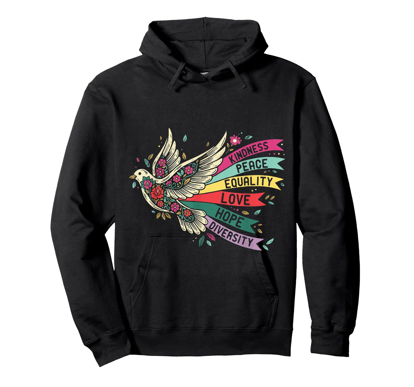 Peace Dove Kindness Love Equality Hope Diversity T-Shirt