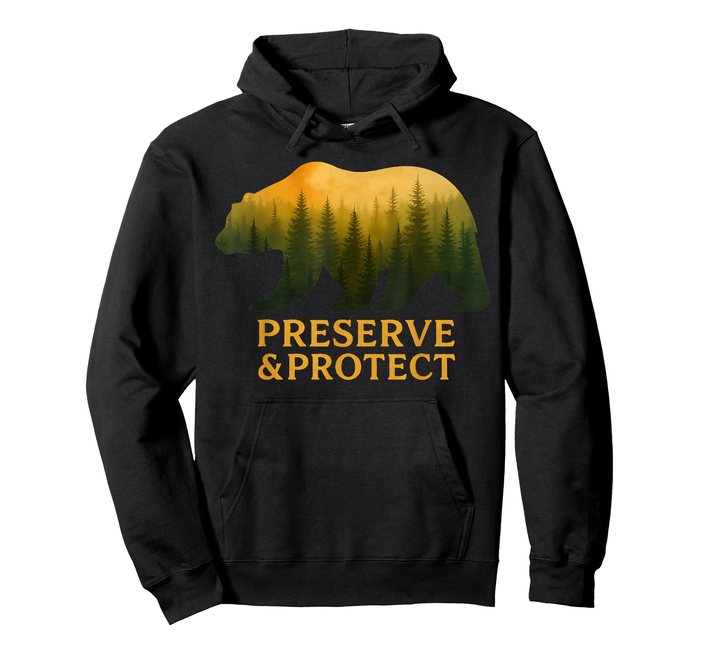Preserve Protect Bear Forest Wildlife Nature Gifts T-Shirt