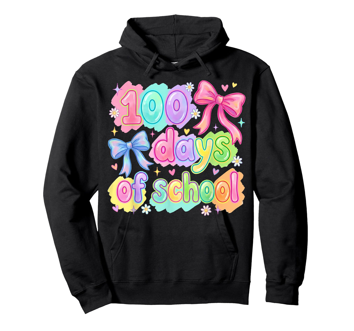 100th Day of School 100 Days Women Coquette Bow Girls T-Shirt