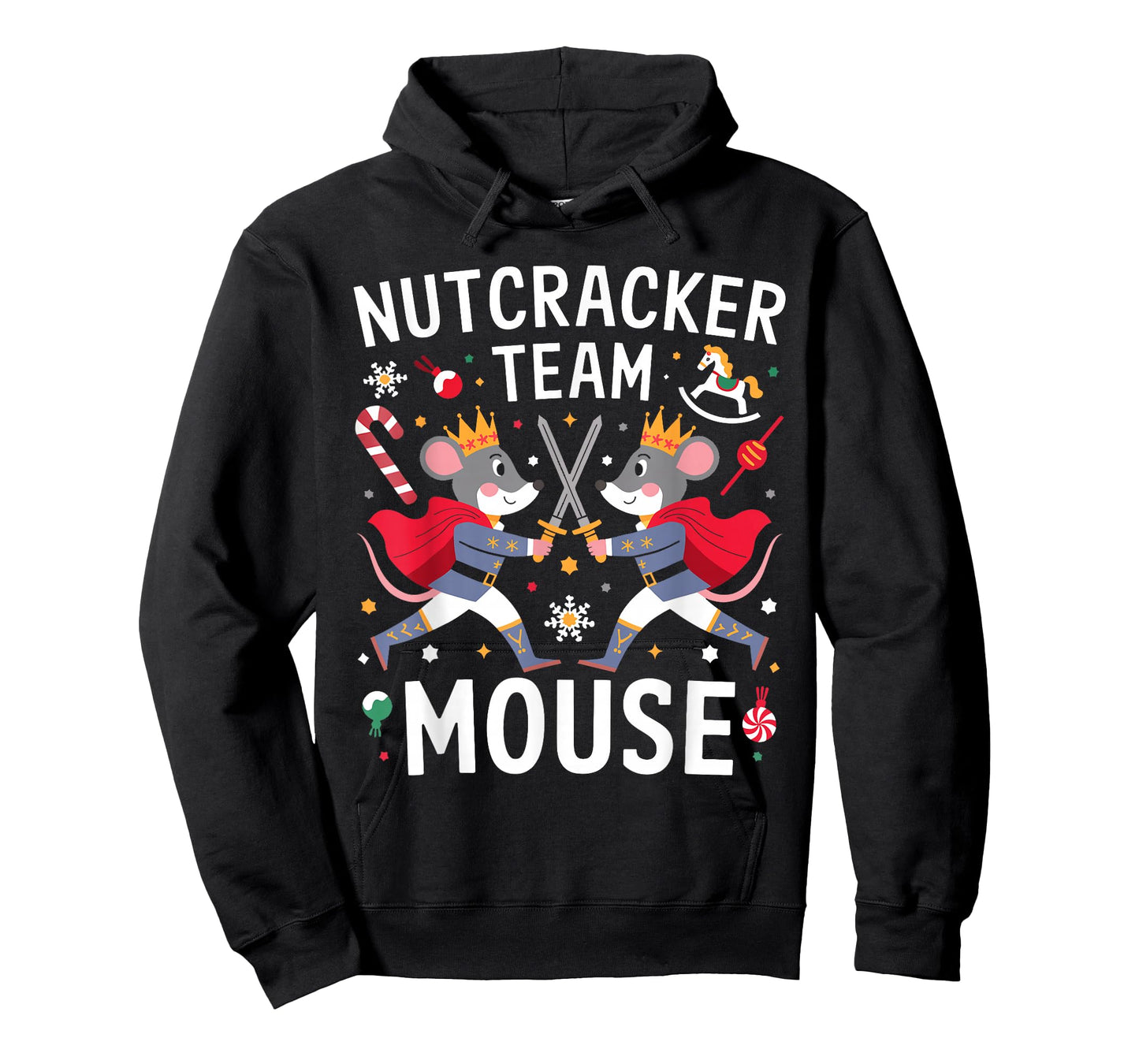 Team Mouse Nutcracker Shirt Christmas Dance Funny Soldier T-Shirt