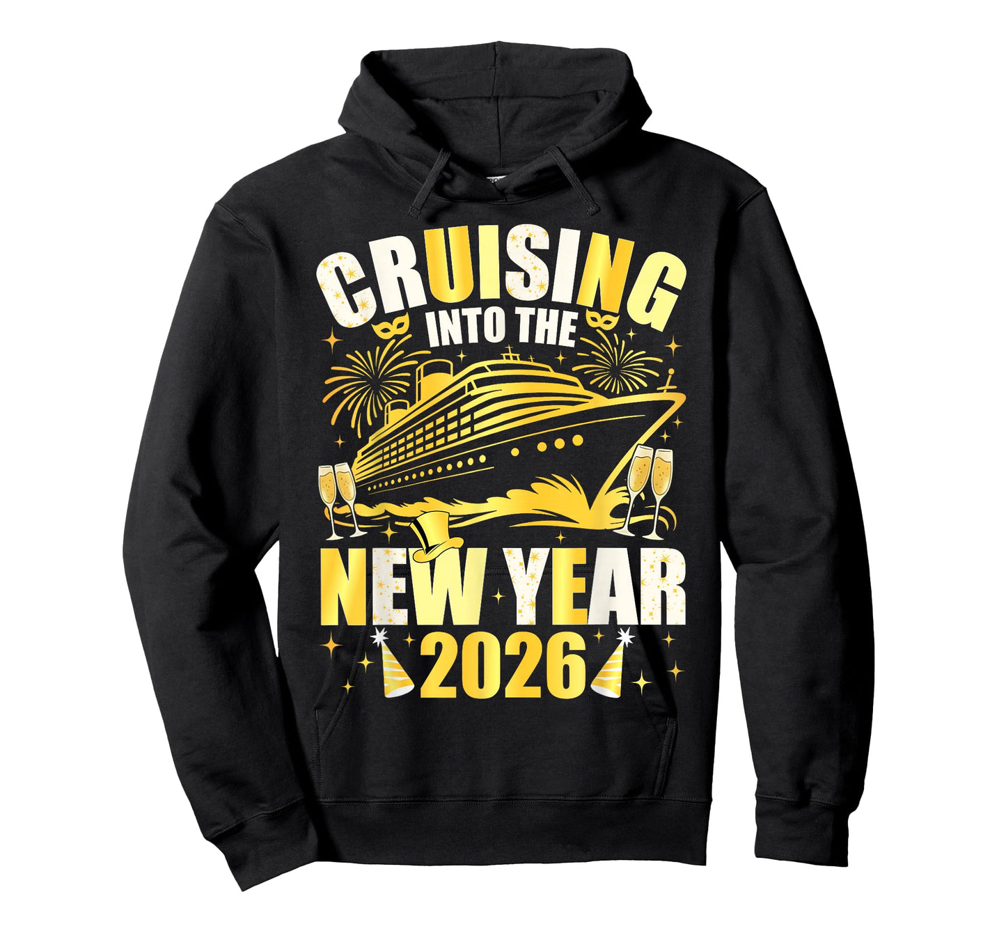Happy New Year 2026 Cruising Into The New Year 2026 T-Shirt