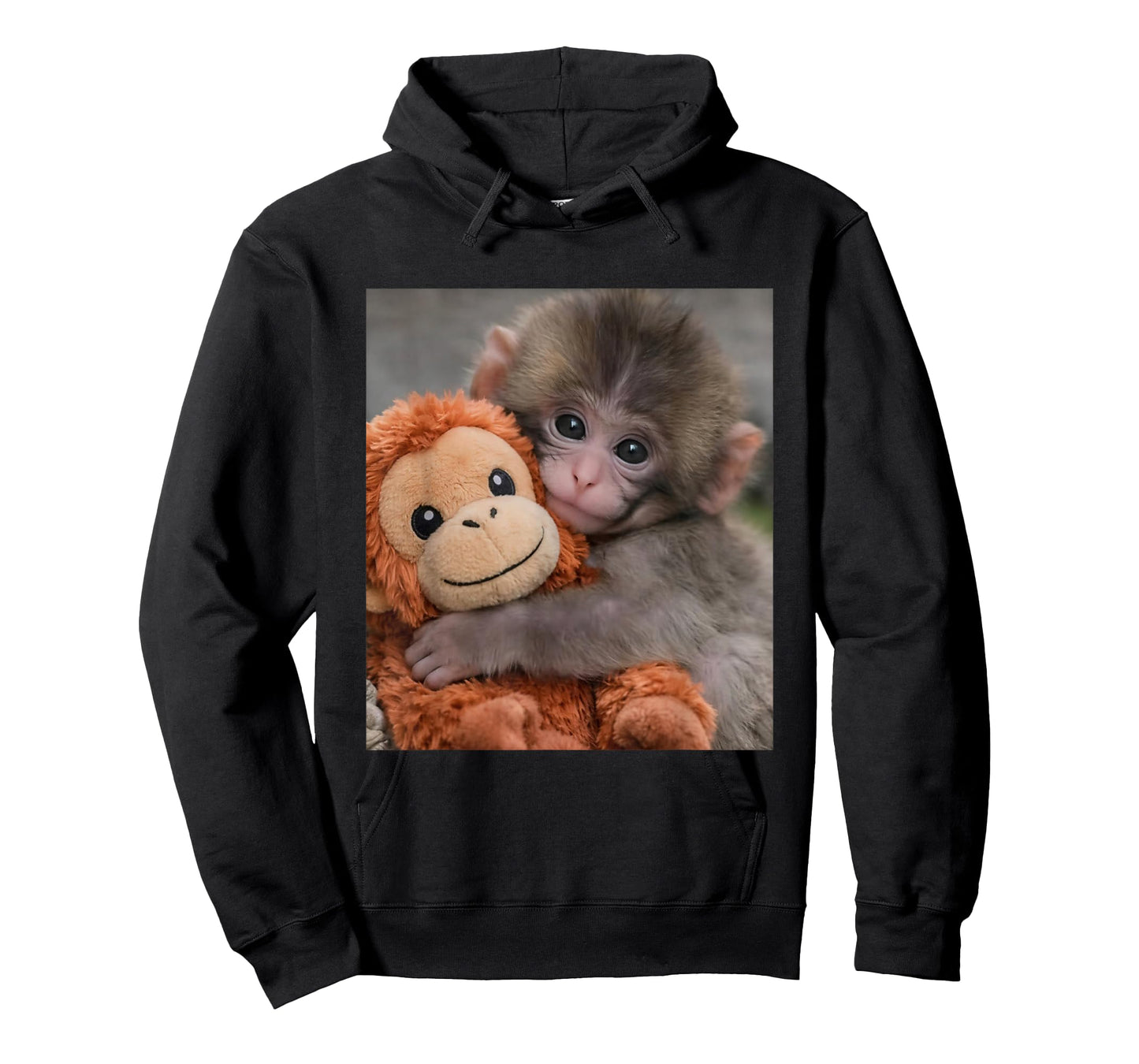 Cute Baby Monkey Punch T-Shirt