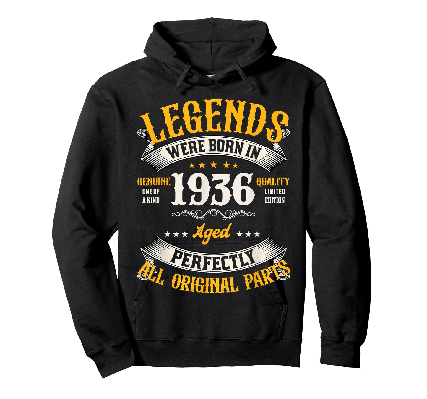 Vintage 90 Birthday Shirt for Men Legends were Born in 1936 T-Shirt