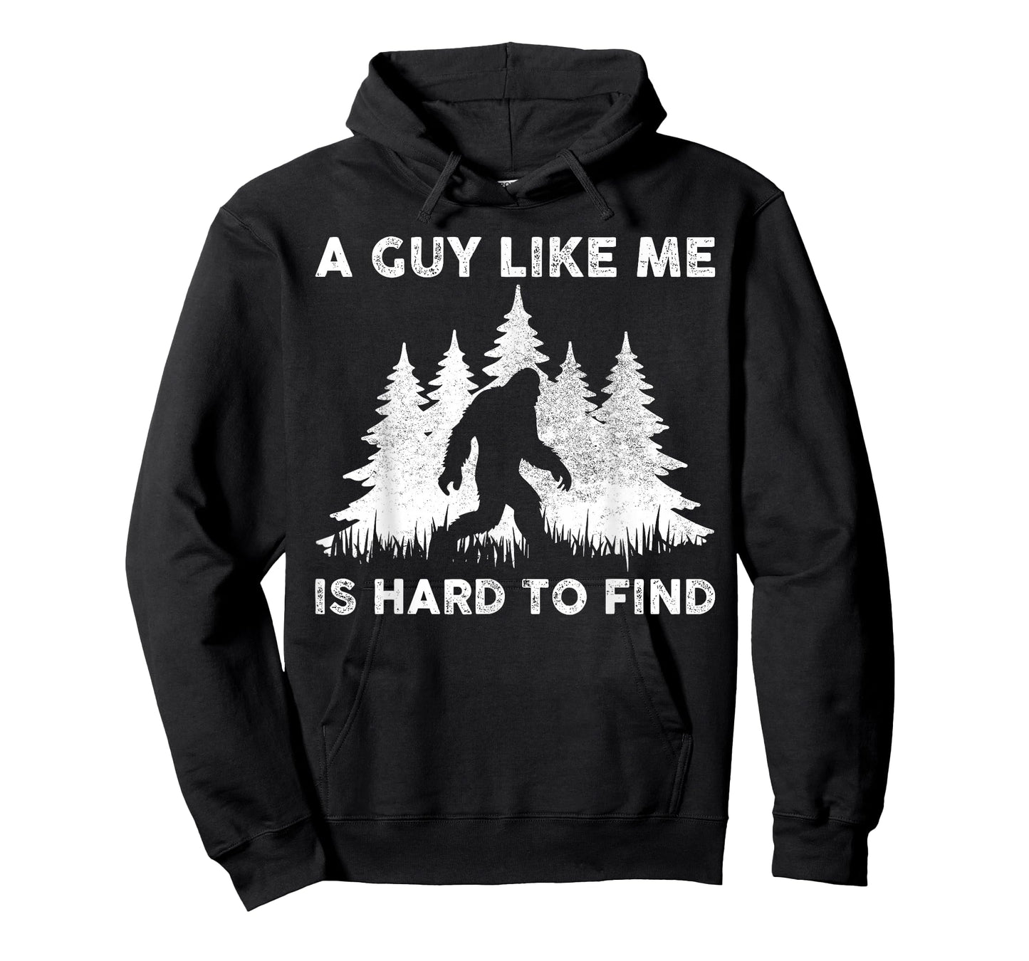 A Guy Like Me is Hard to Fight Retro Bigfoot Men Boy T-Shirt