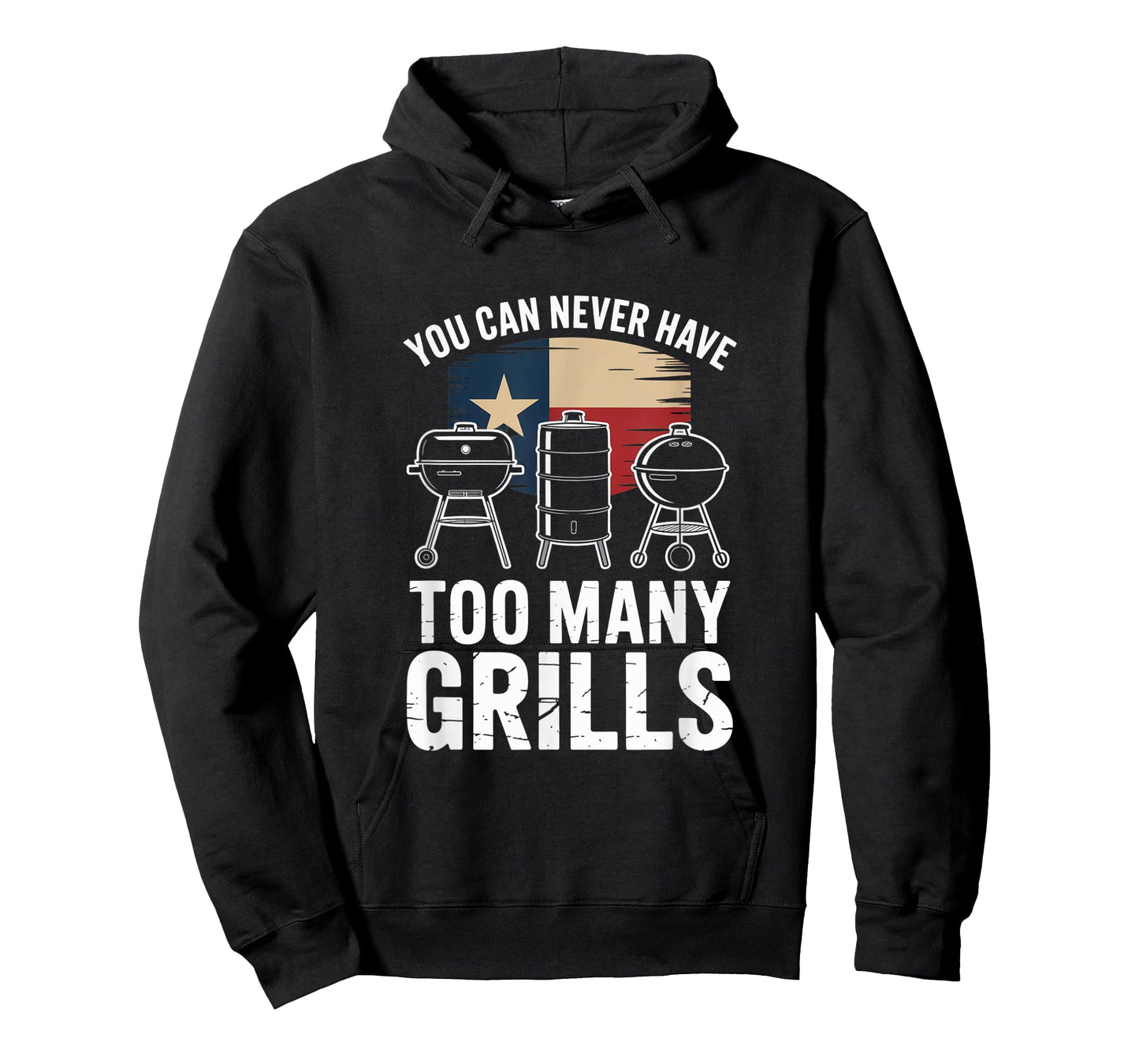 You Can Never Have Too Many Grills Texas Flag Barbecue T-Shirt