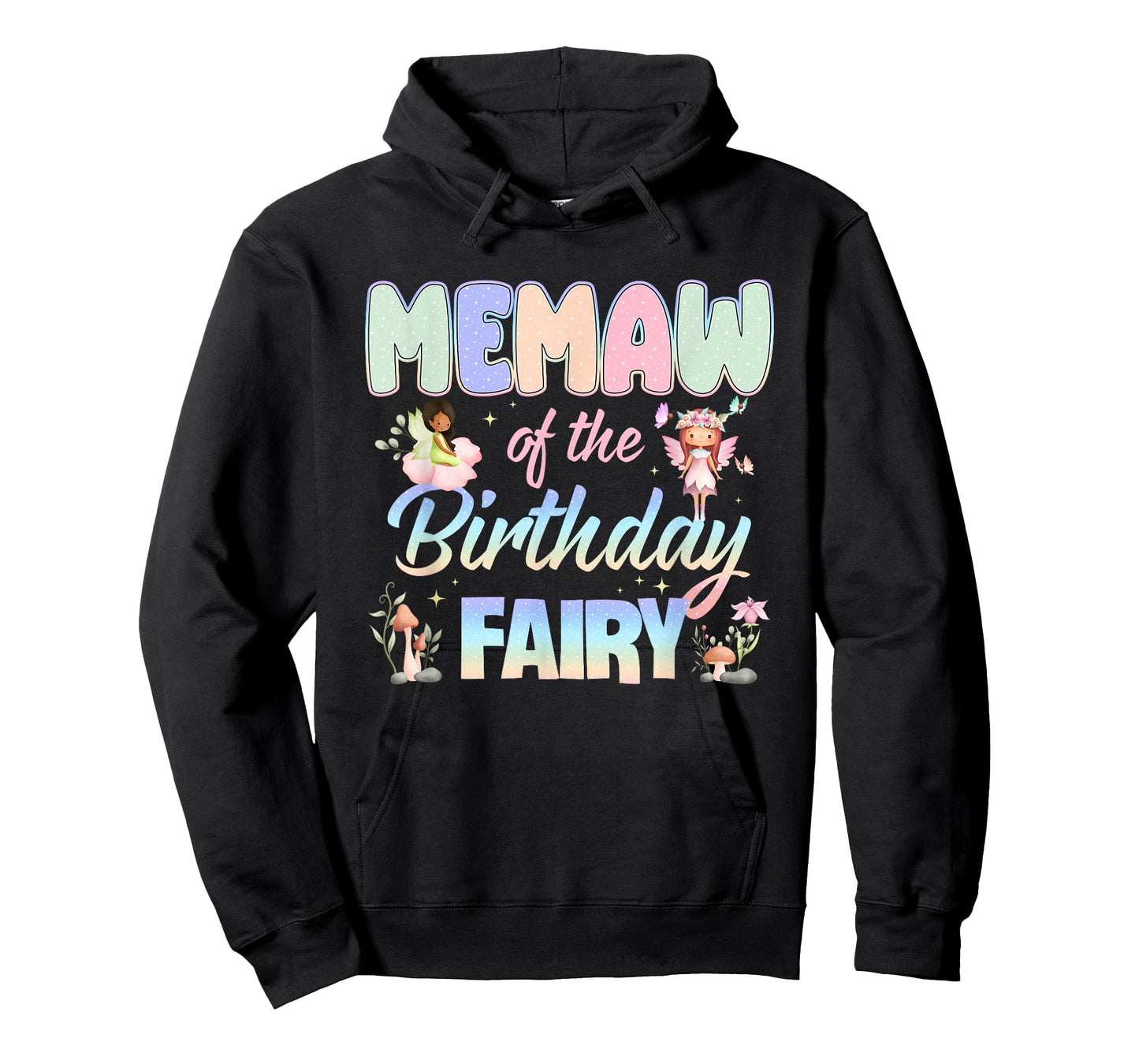 Memaw of The Birthday Fairy Little Girl Magical Family T-Shirt