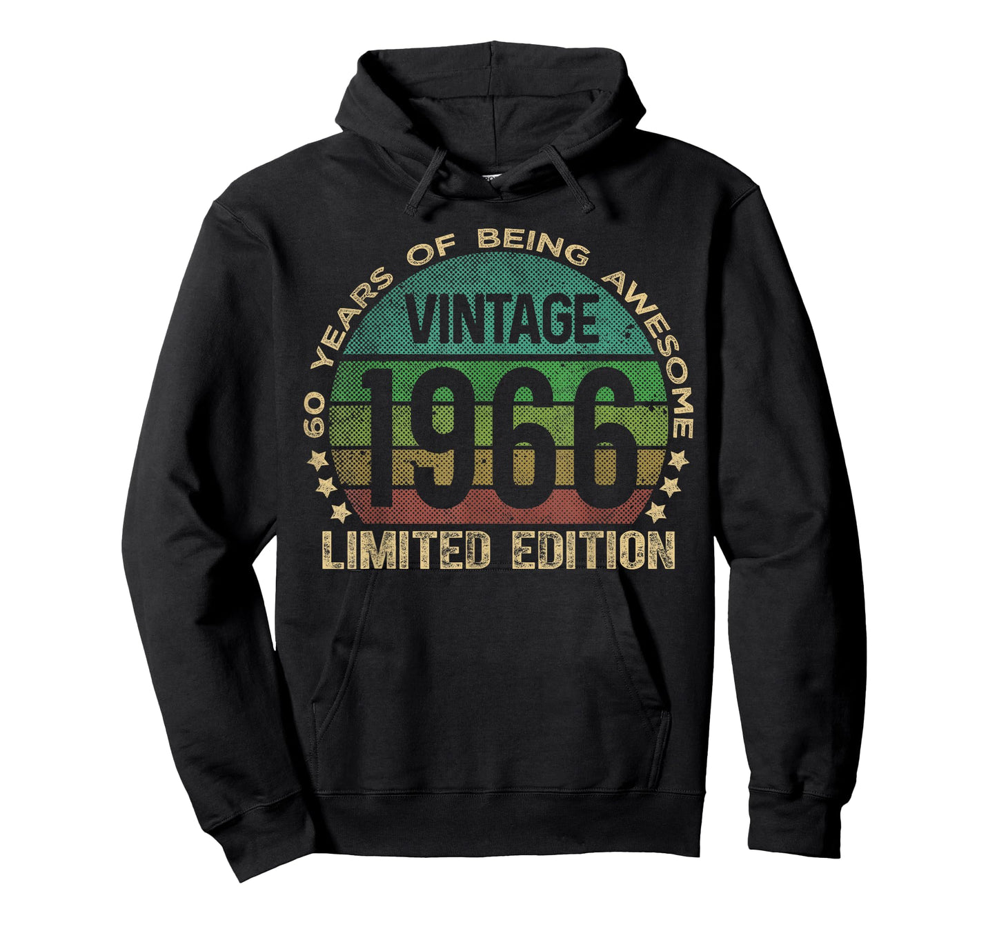 60 Year Old Gifts Vintage 1966 Limited Edition 60th Birthday T-Shirt