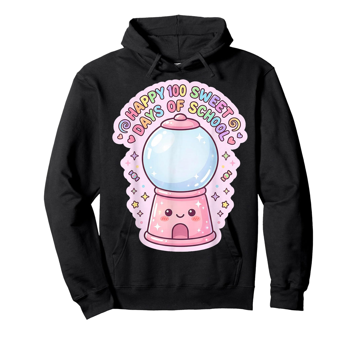 Happy 100 Sweet Days of School Gumball Machine Kids T-Shirt