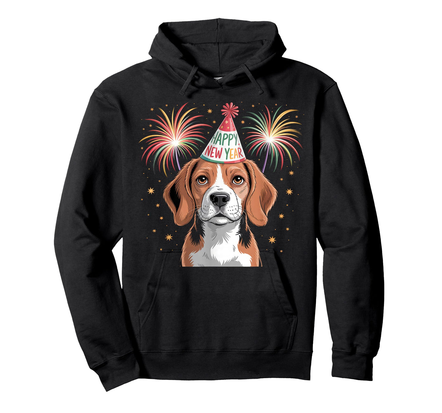Funny Happy New Year 2026 Beagle Dog New Years Eve Party T-Shirt