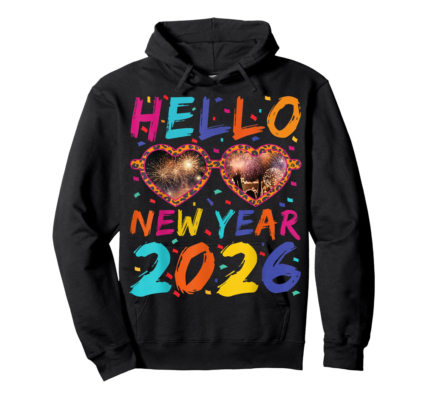 Hello New Year 2026 Party Celebration Family Matching T-Shirt