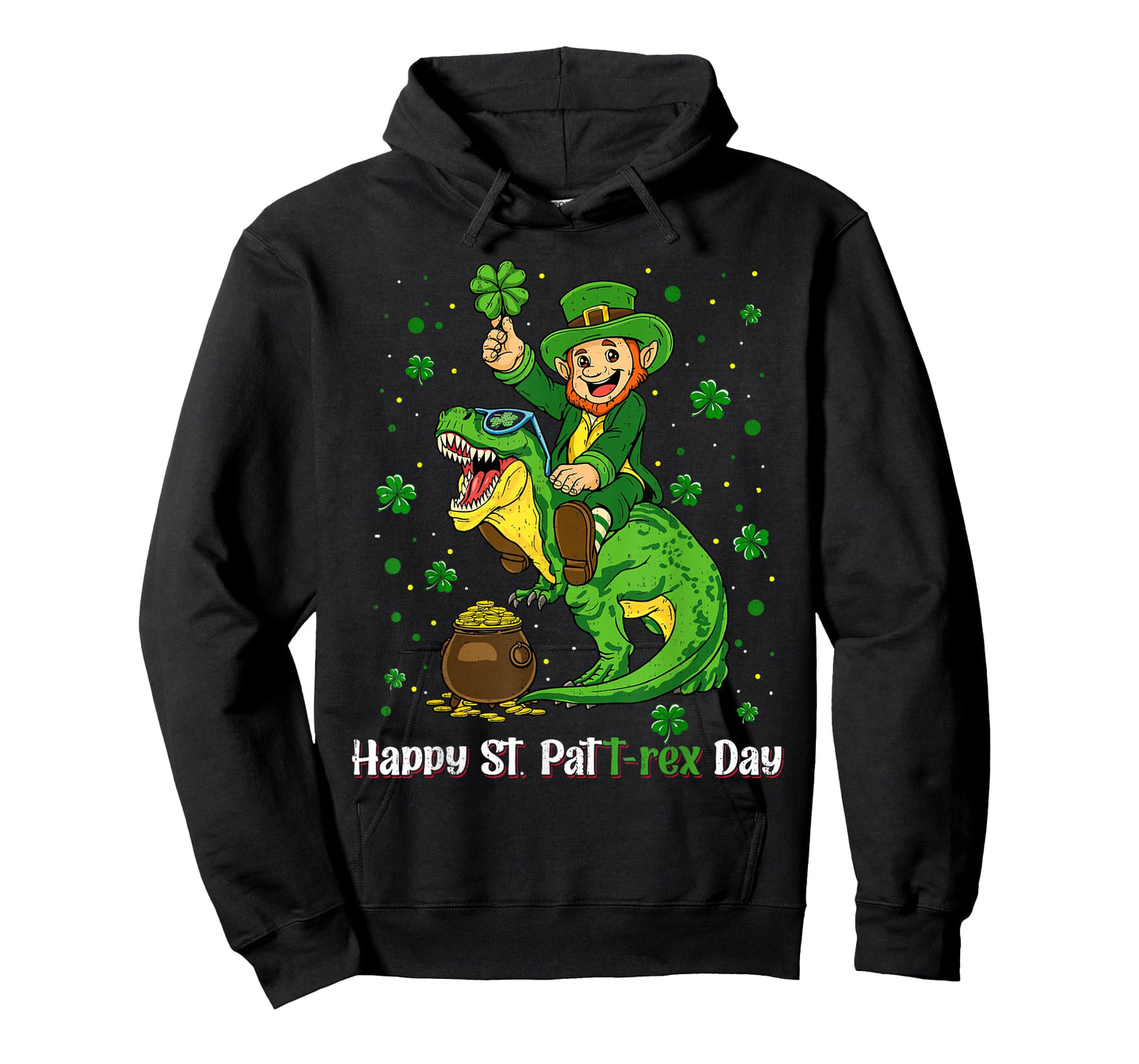 Funny T-Rex Dinosaur St Patricks Day for Boys Kids Toddler T-Shirt