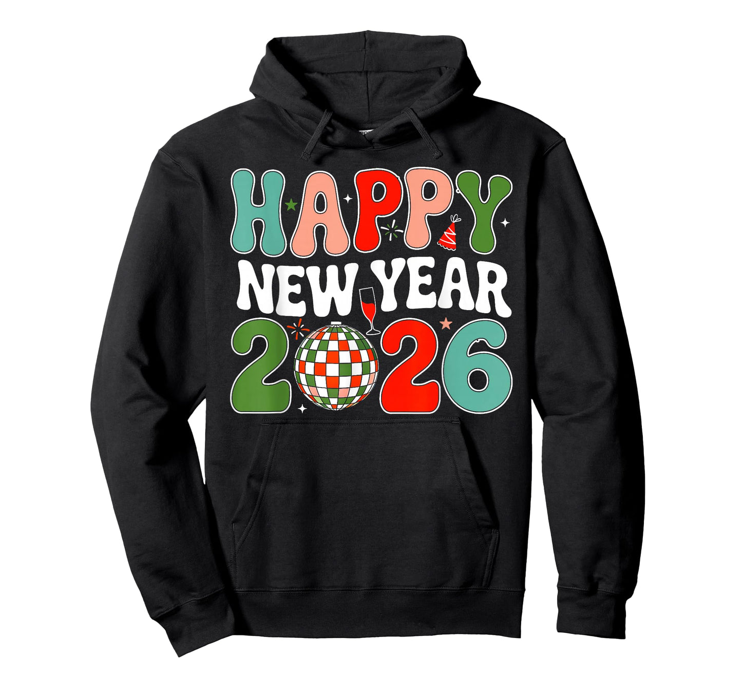 Vintage New Years Eve Party Countdown Happy New Year 2026 T-Shirt