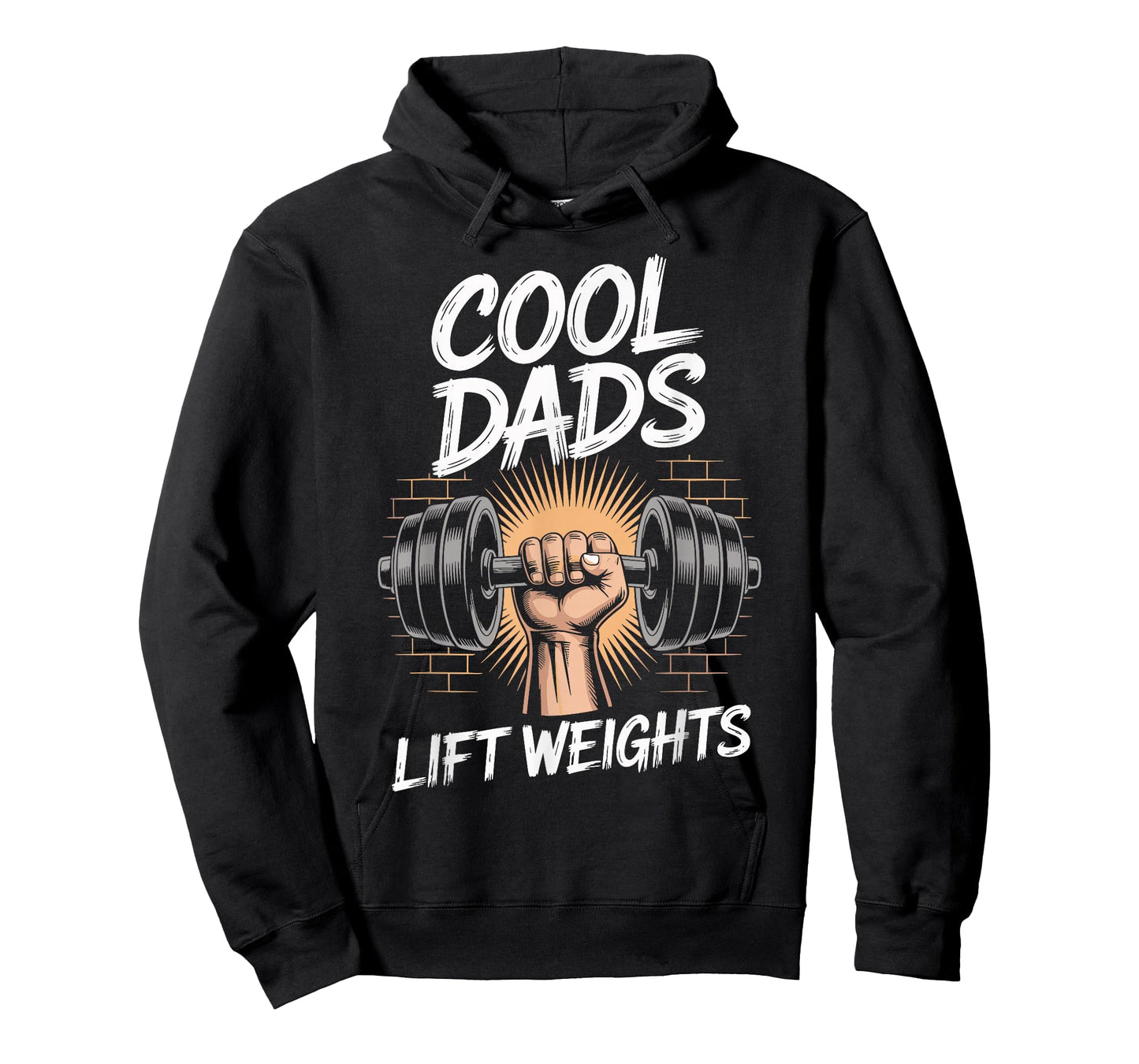 Cool Dads Lift Weights Funny Weightlifting Dad Gym T-Shirt