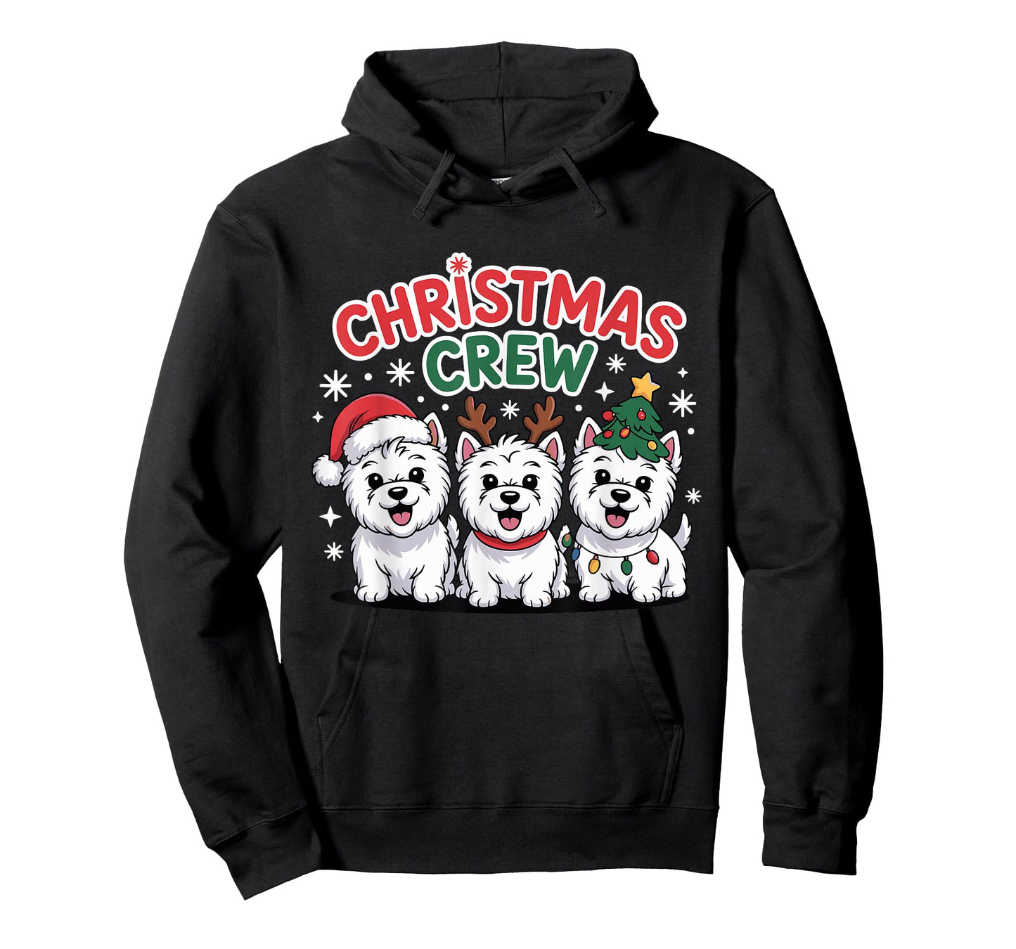 Christmas Crew Westie Christmas West Highland White Terrier T-Shirt