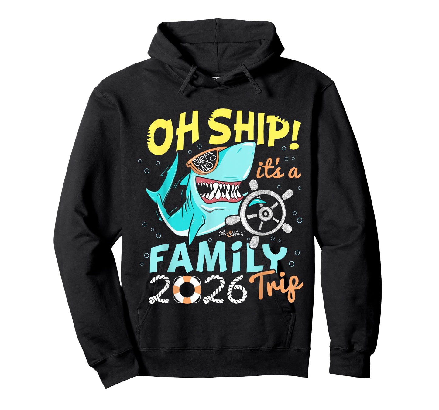 Oh Ship It's a Family Trip 2026 Matching Family 2026 Cruise T-Shirt