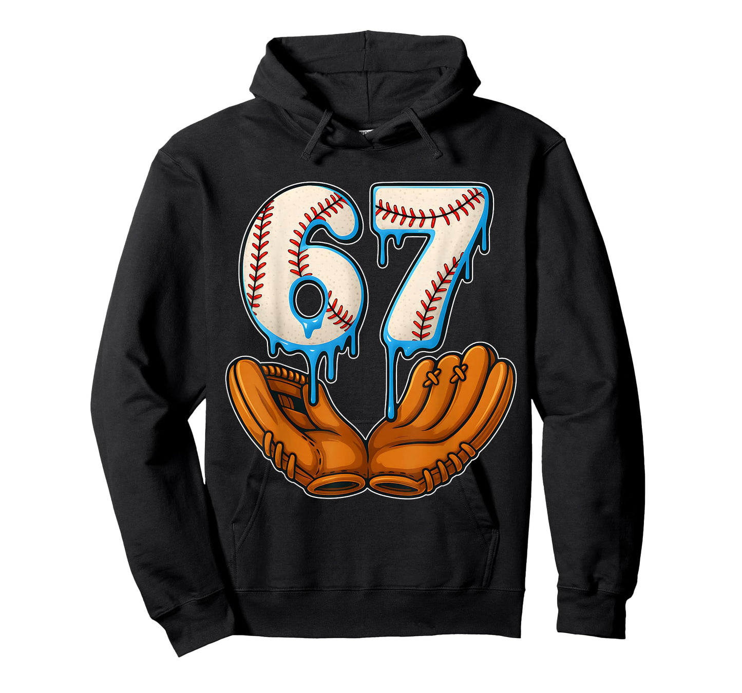 Baseball Drip Ice Cream 67 Baseball Lifestyle 101 T-Shirt