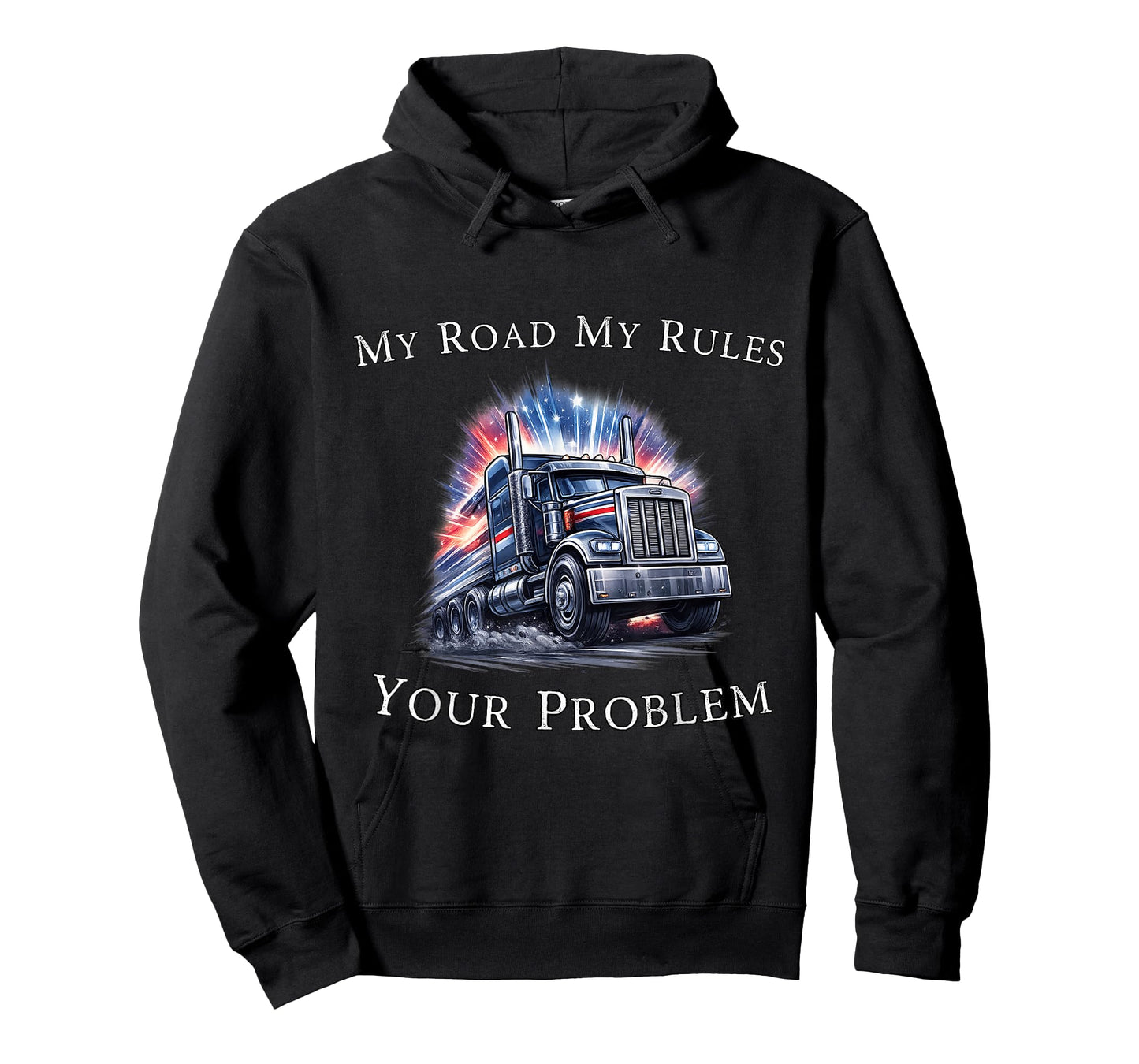 Trucker American Flag Truck Driver T-Shirt