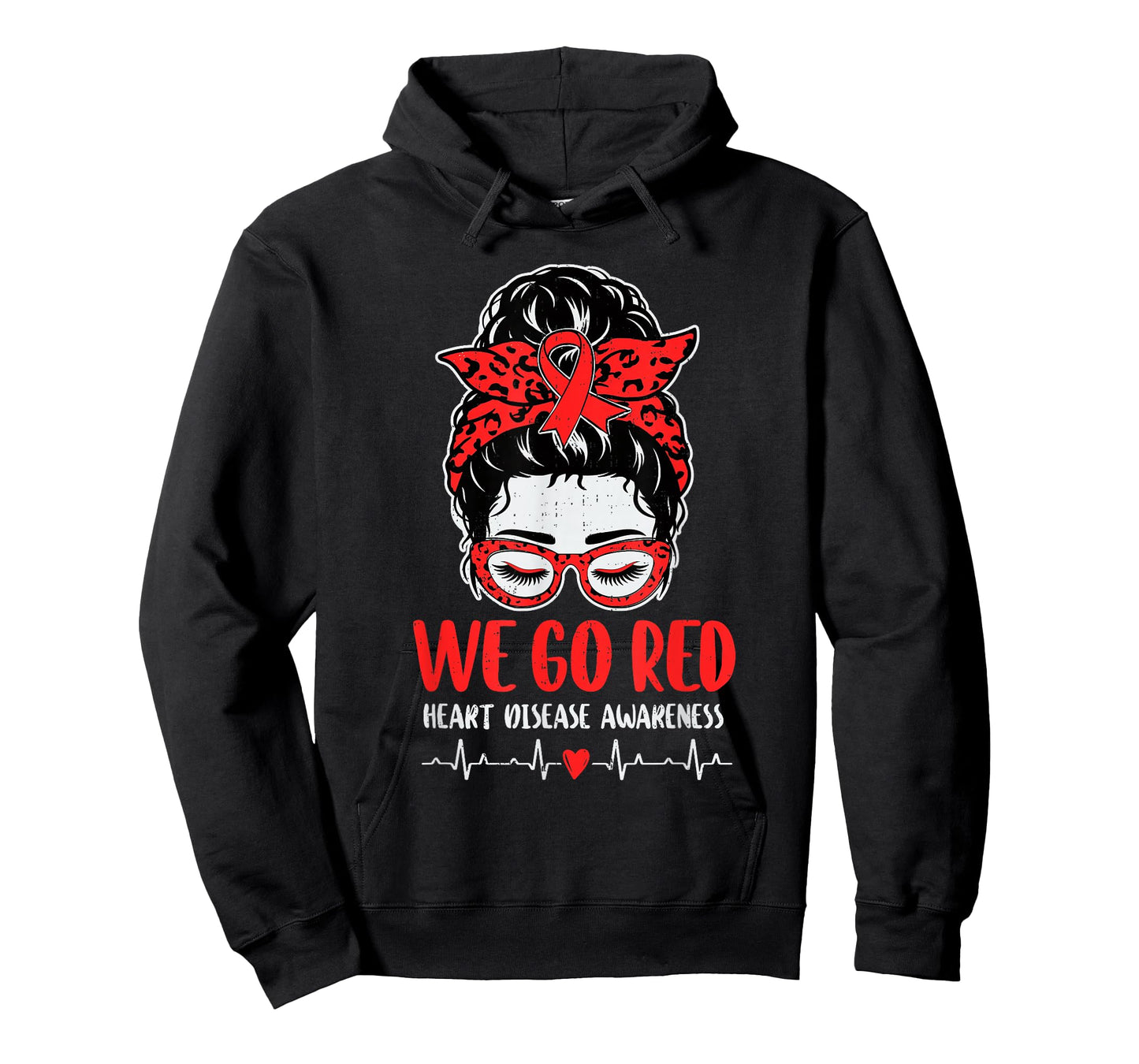 February is Red Heart Disease Awareness CHD Heart Health T-Shirt
