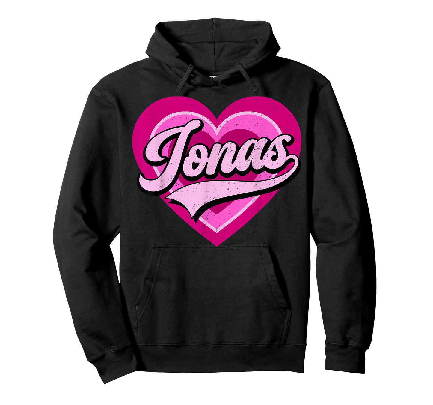 Retro Jonas First Name I Love Jonas 80's Vintage T-Shirt