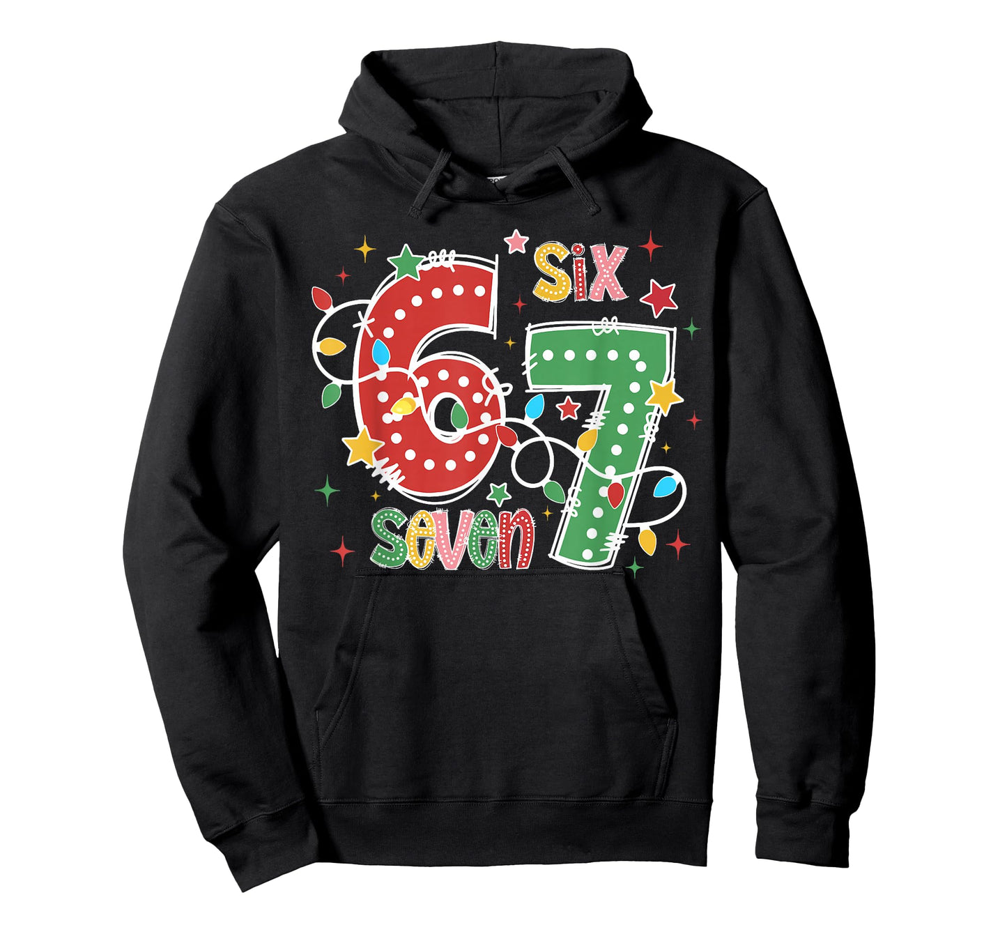 67 Christmas 6 7 Meme Pajamas Holiday Gen Alpha Slang T-Shirt