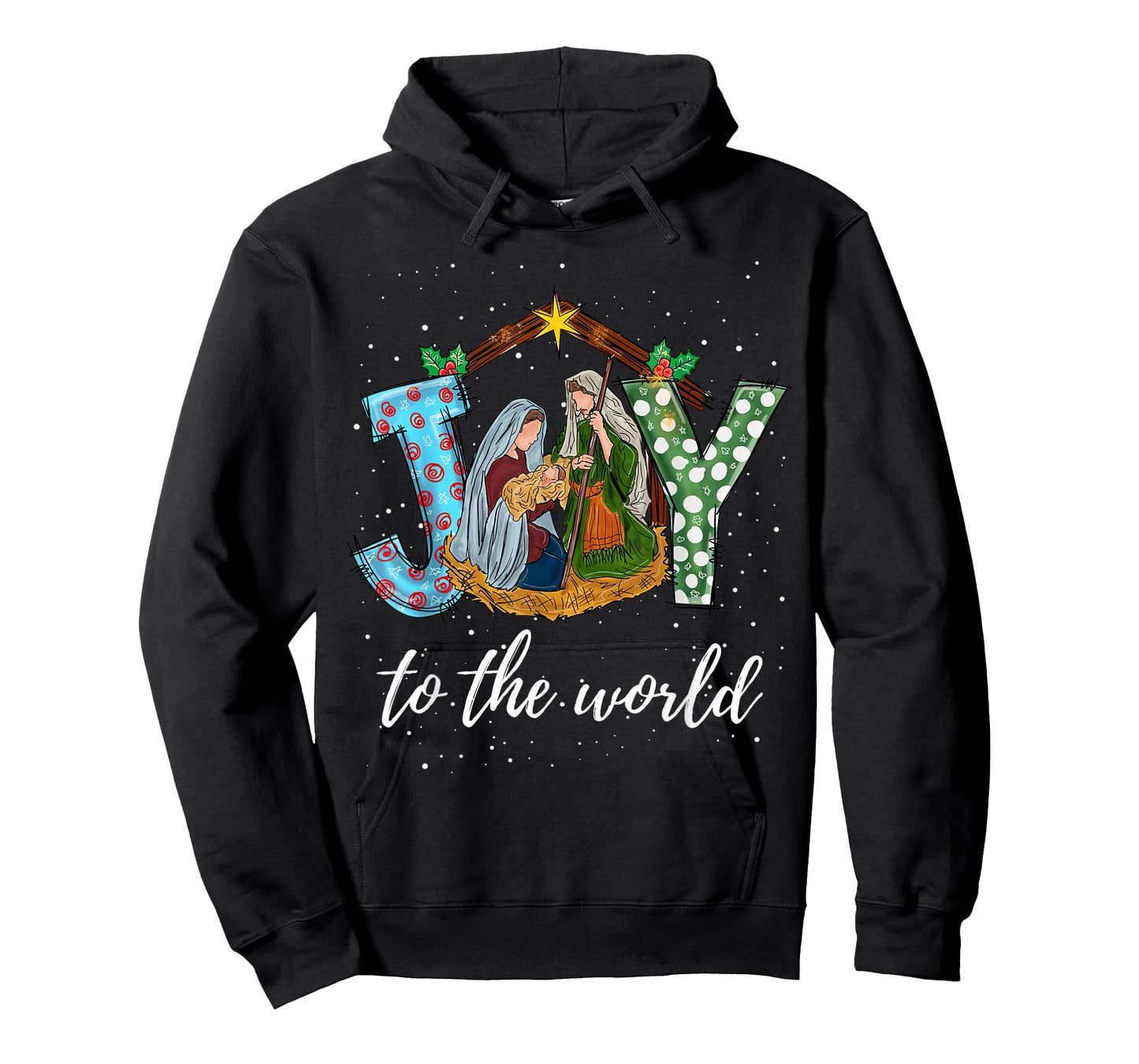 Joy to The World Baby Jesus Christmas Christian Nativity T-Shirt